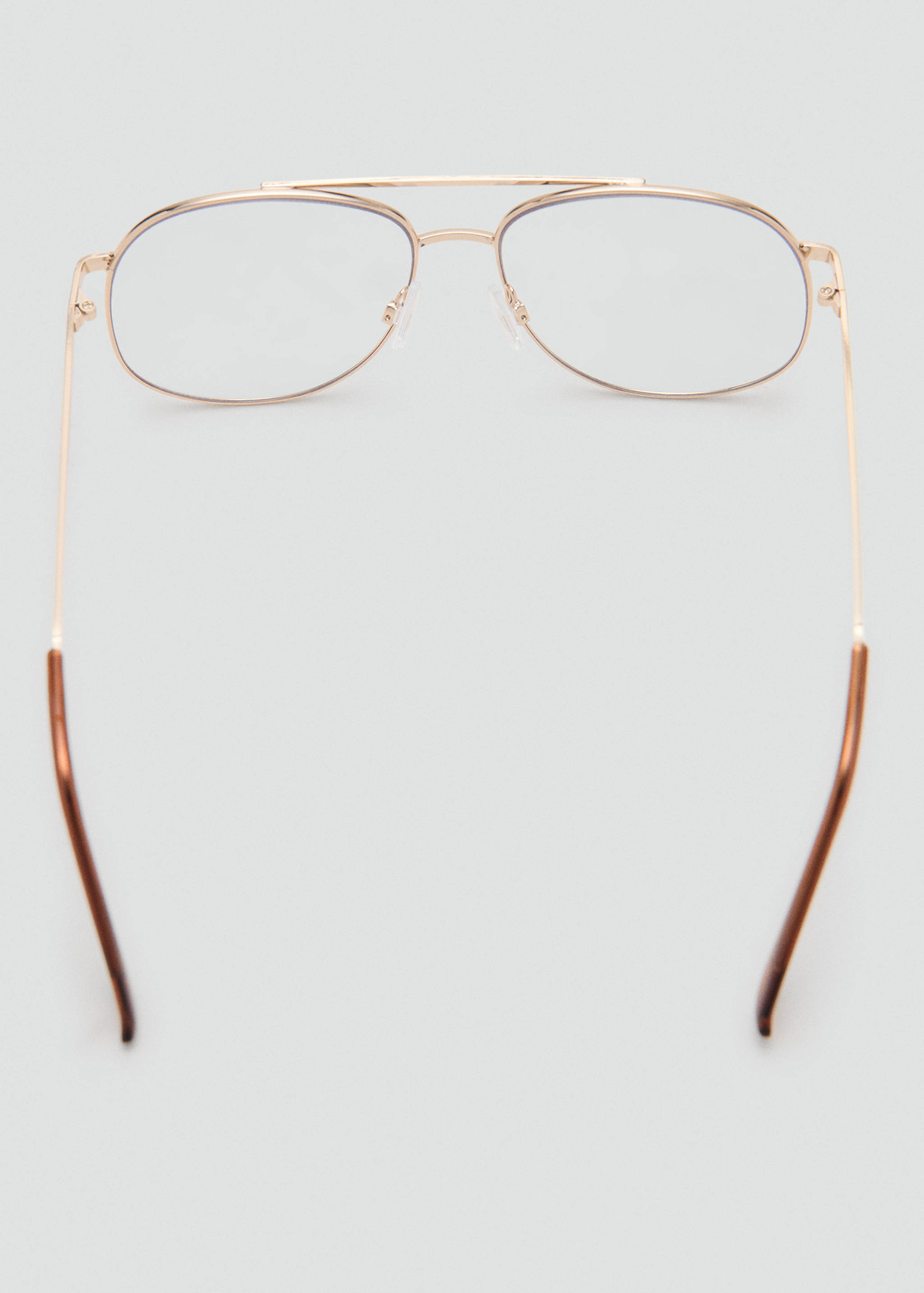 Aviator metallic frame glasses - Details of the article 1