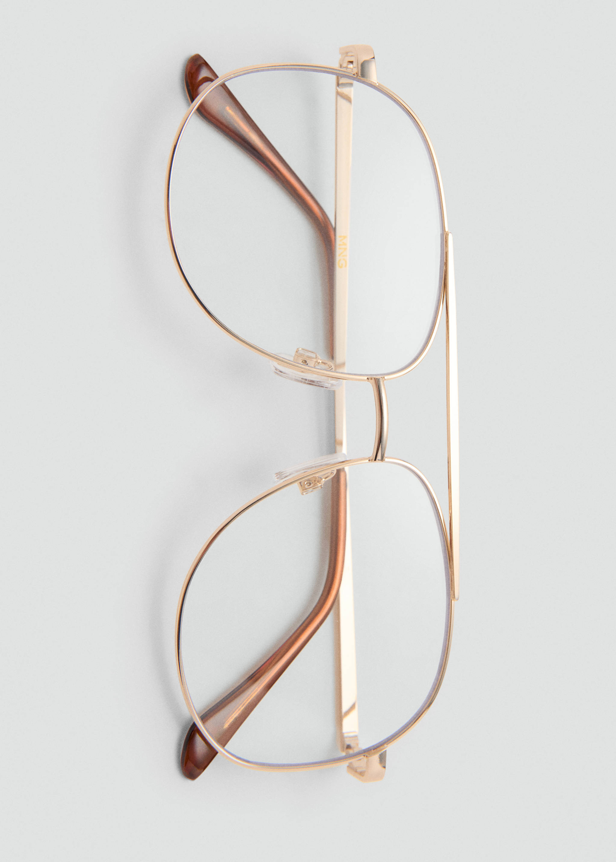 Aviator metallic frame glasses - Details of the article 2