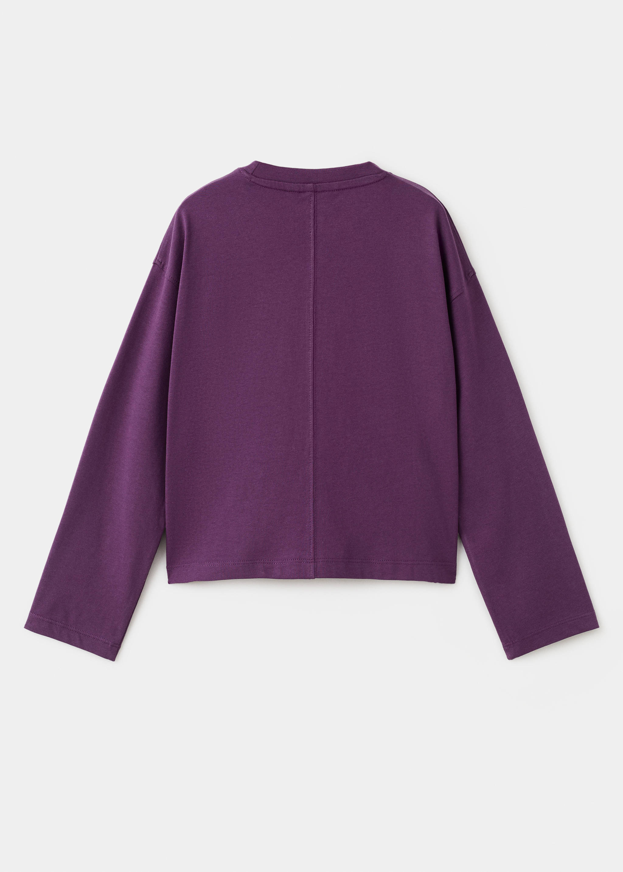 Floral-print t-shirt - Reverse of the article