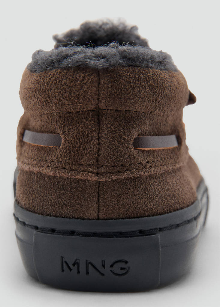 Velcro leather shoes — Brown