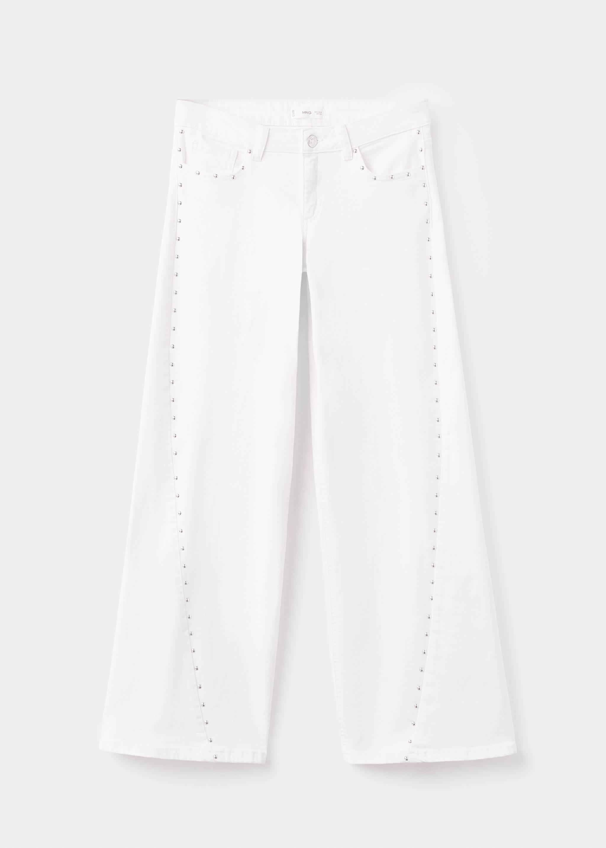 Low-waist studded jeans - Article without model