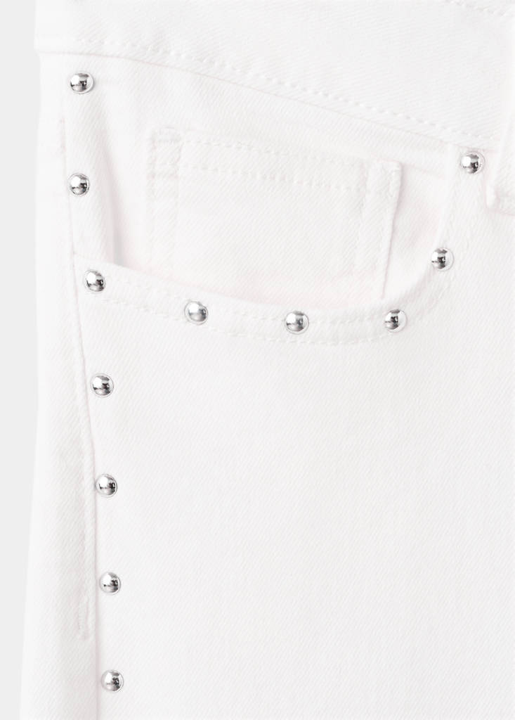 Low-waist studded jeans — Off White