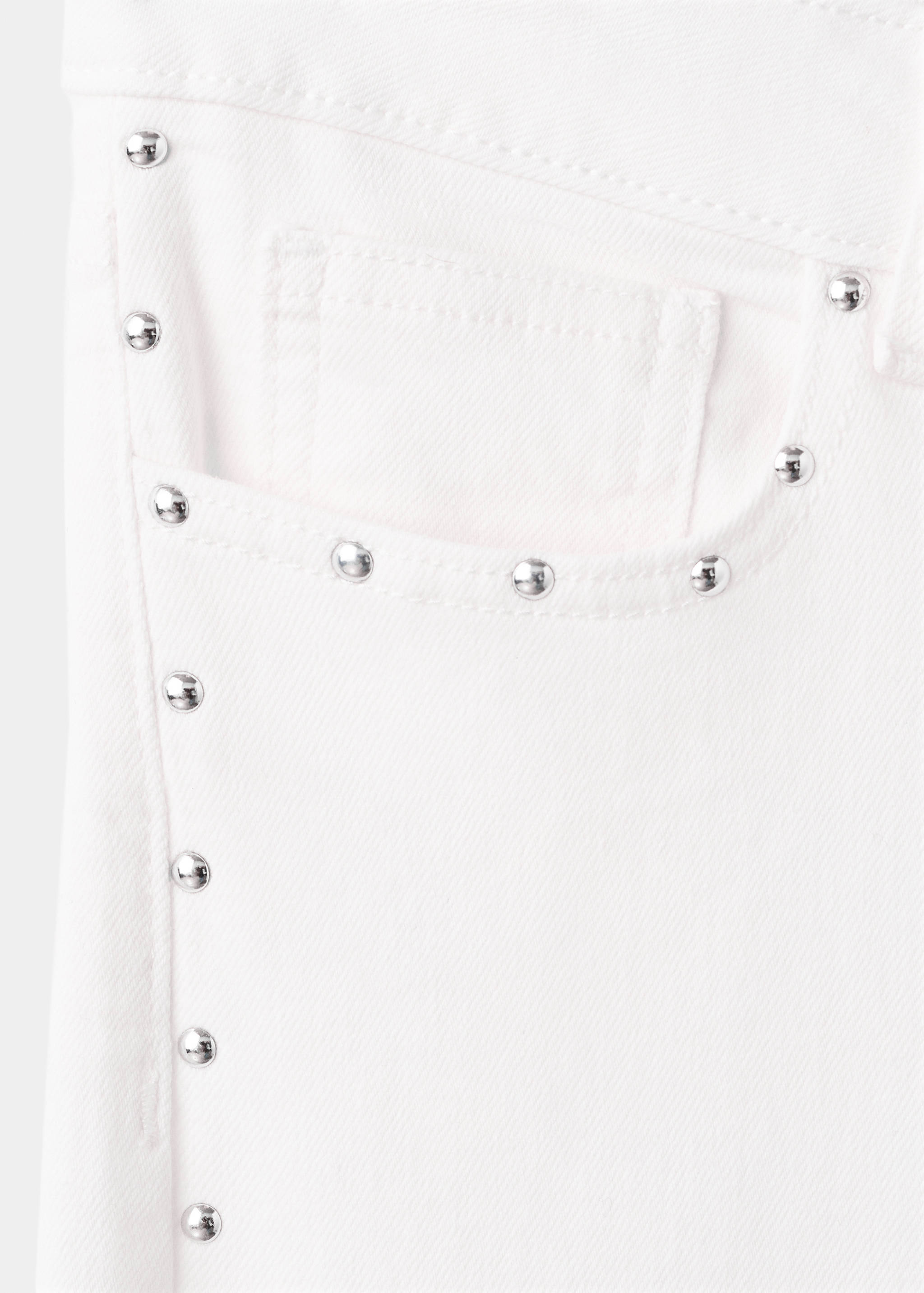 Low-waist studded jeans - Details of the article 0