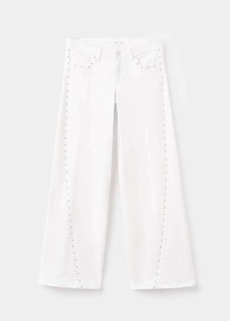 Low-waist studded jeans — Off White