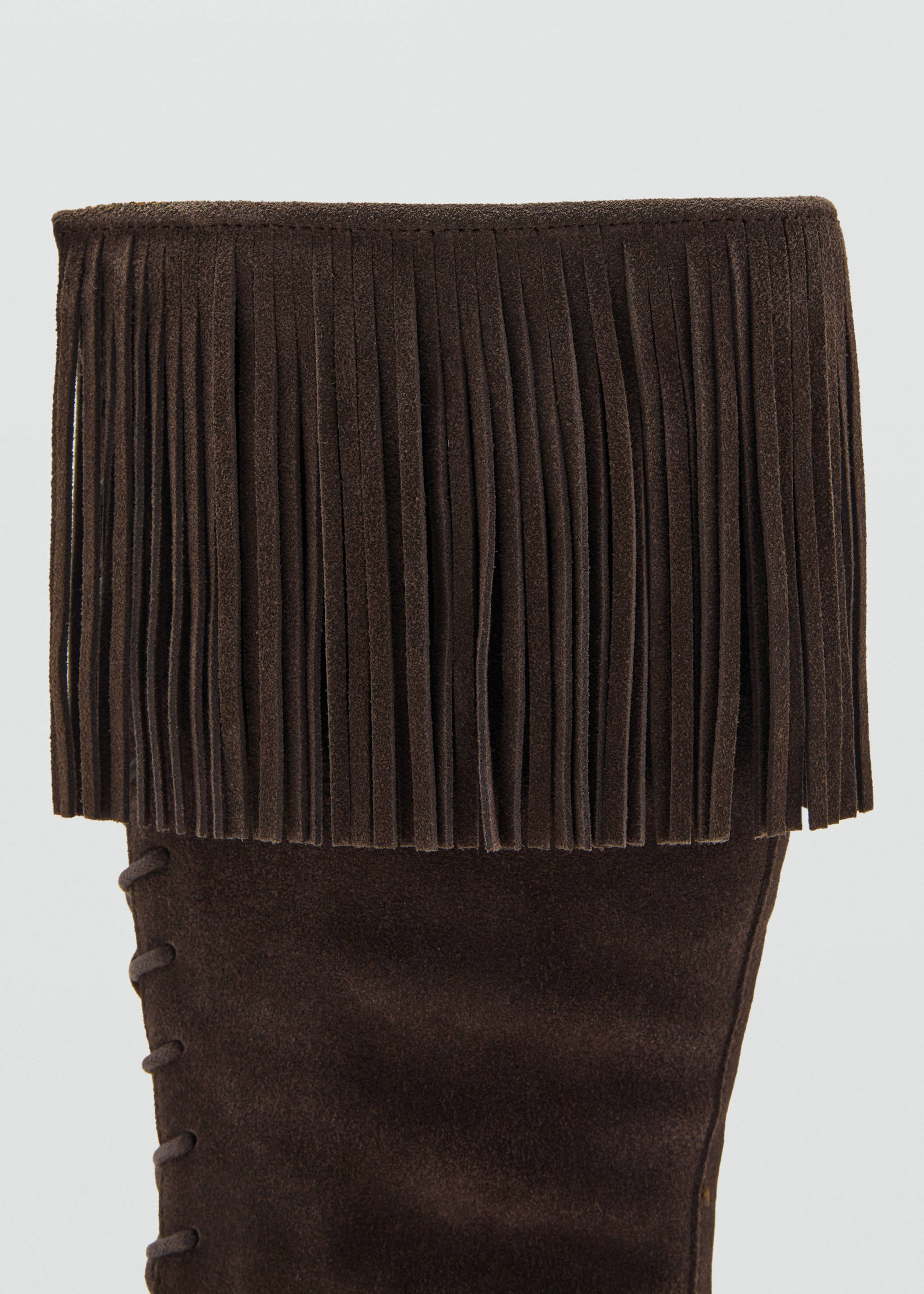 Fringed leather boots - Details of the article 1