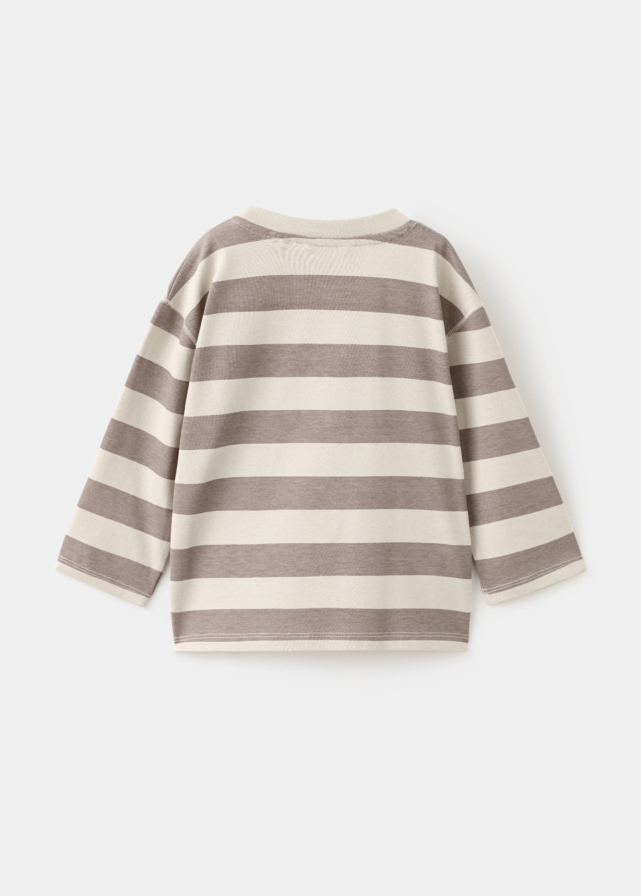 Patch striped t-shirt - Reverse of the article