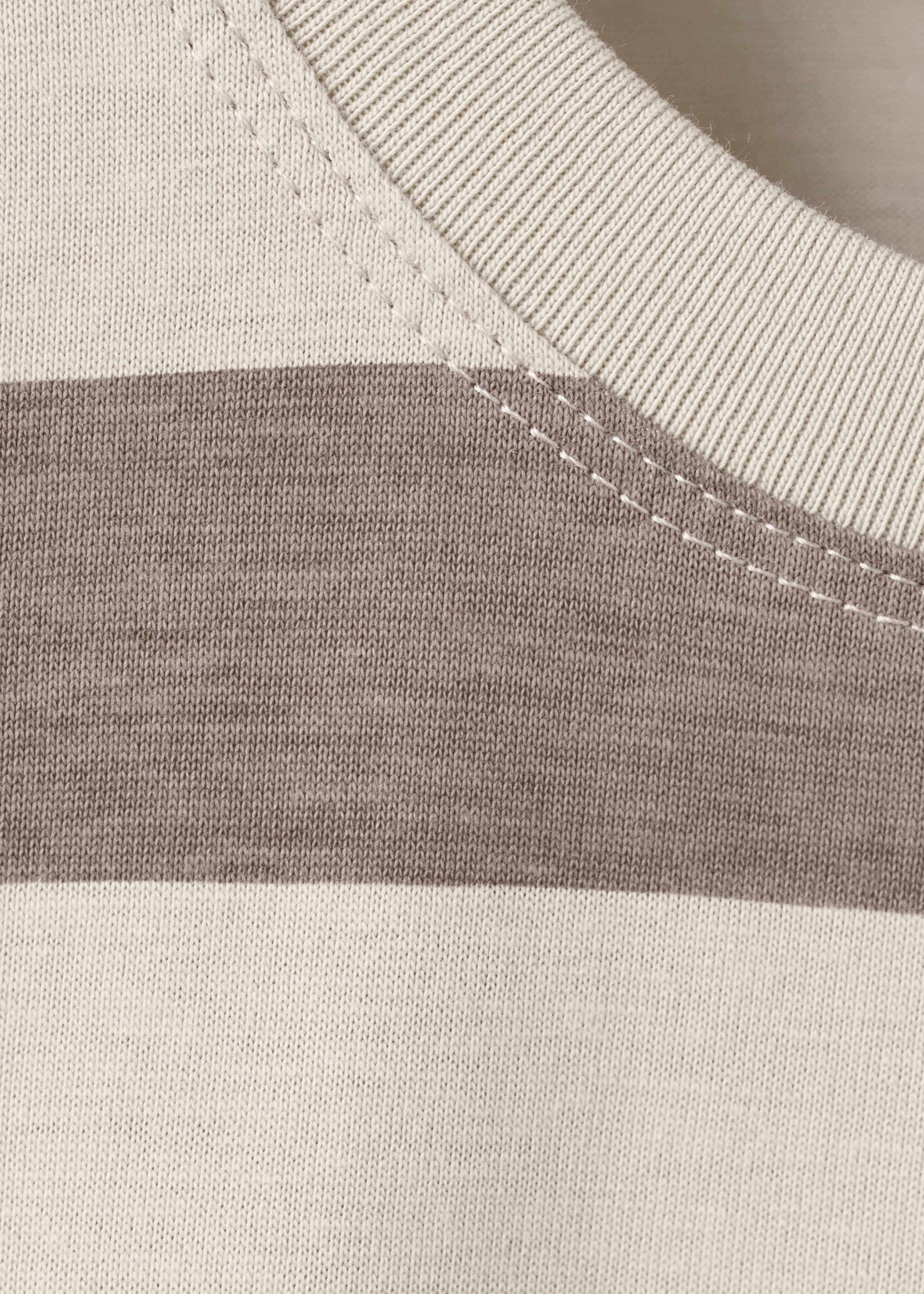 Patch striped t-shirt - Details of the article 0