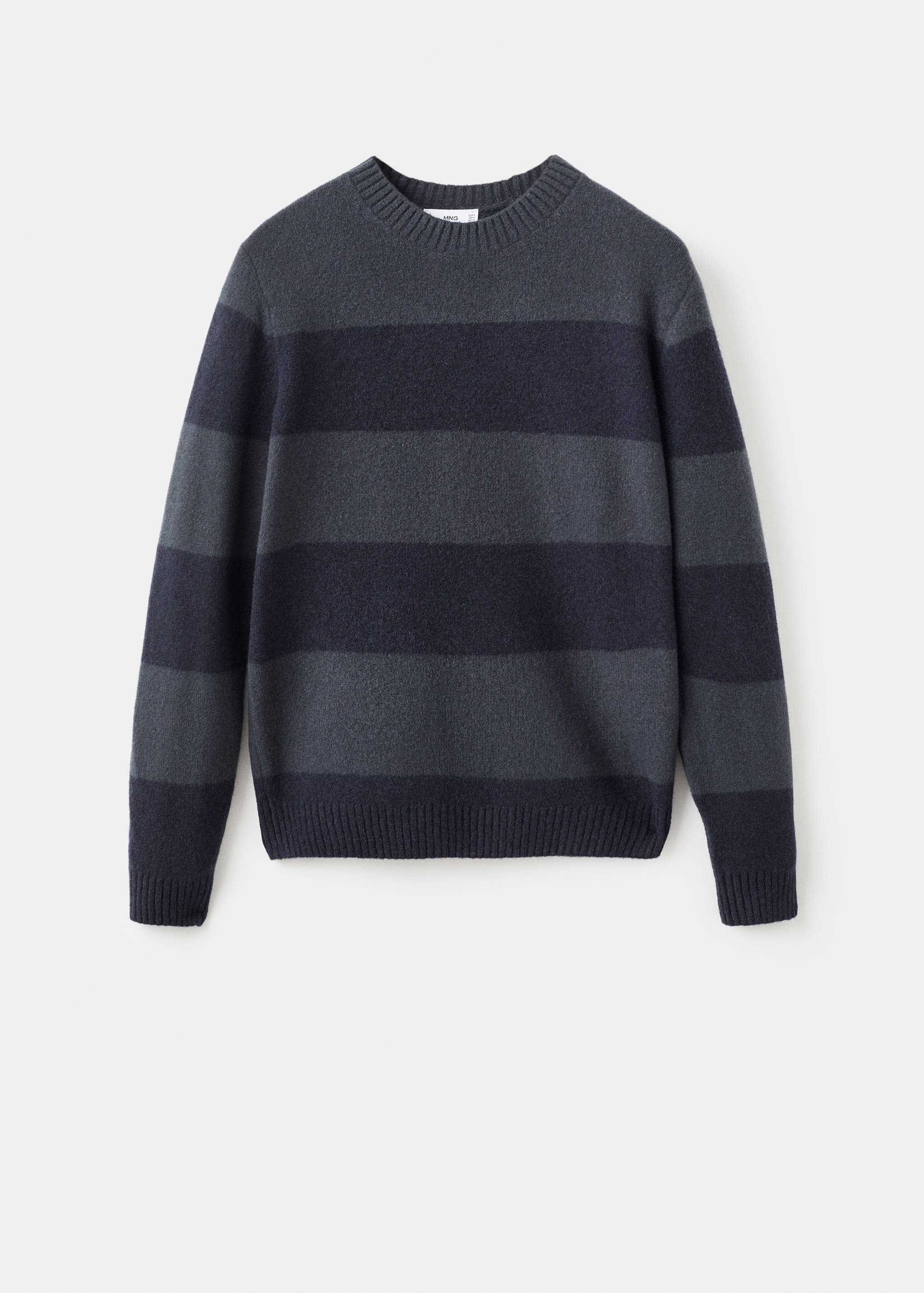 Свитер из смесовой шерсти в полоску - Изделие без модели