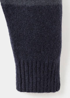 Wool-blend striped sweater — Indigo Blue 7