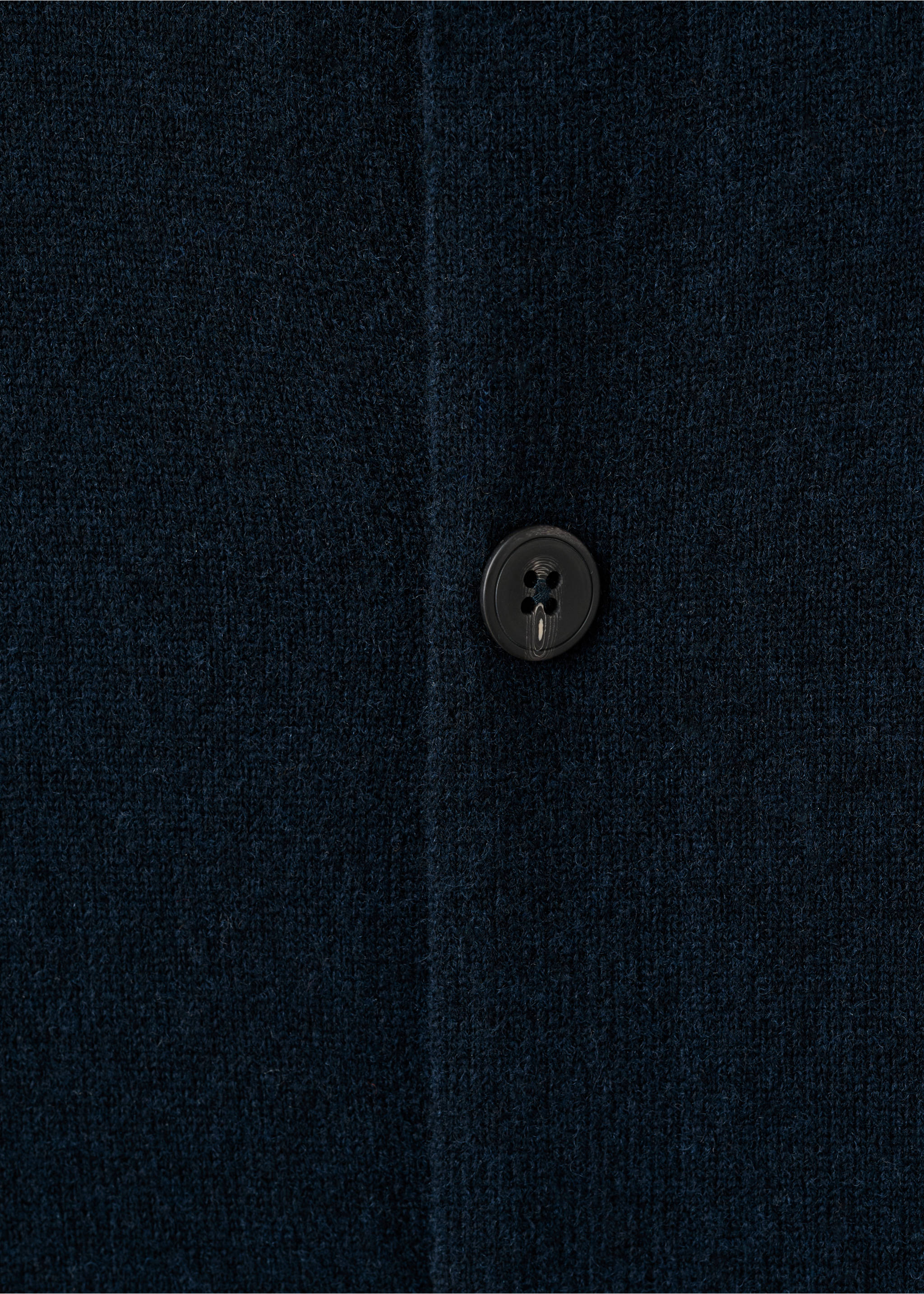 Cárdigan botones 100% lana extrafina - Detalle del artículo 0, Azul marino. Ref: 17057899-00.