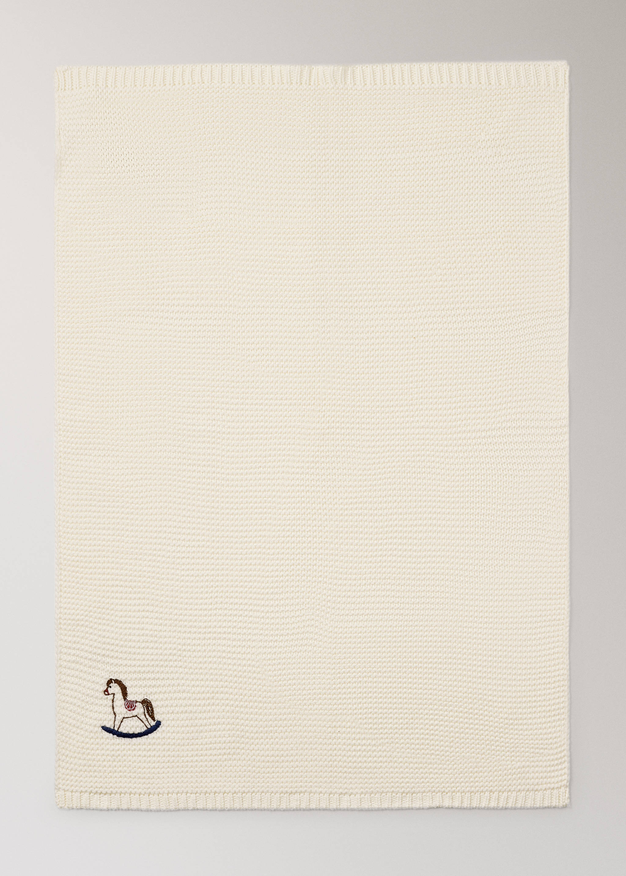 Dječja pletena deka s izvezenim detaljima - Detalji artikla 3