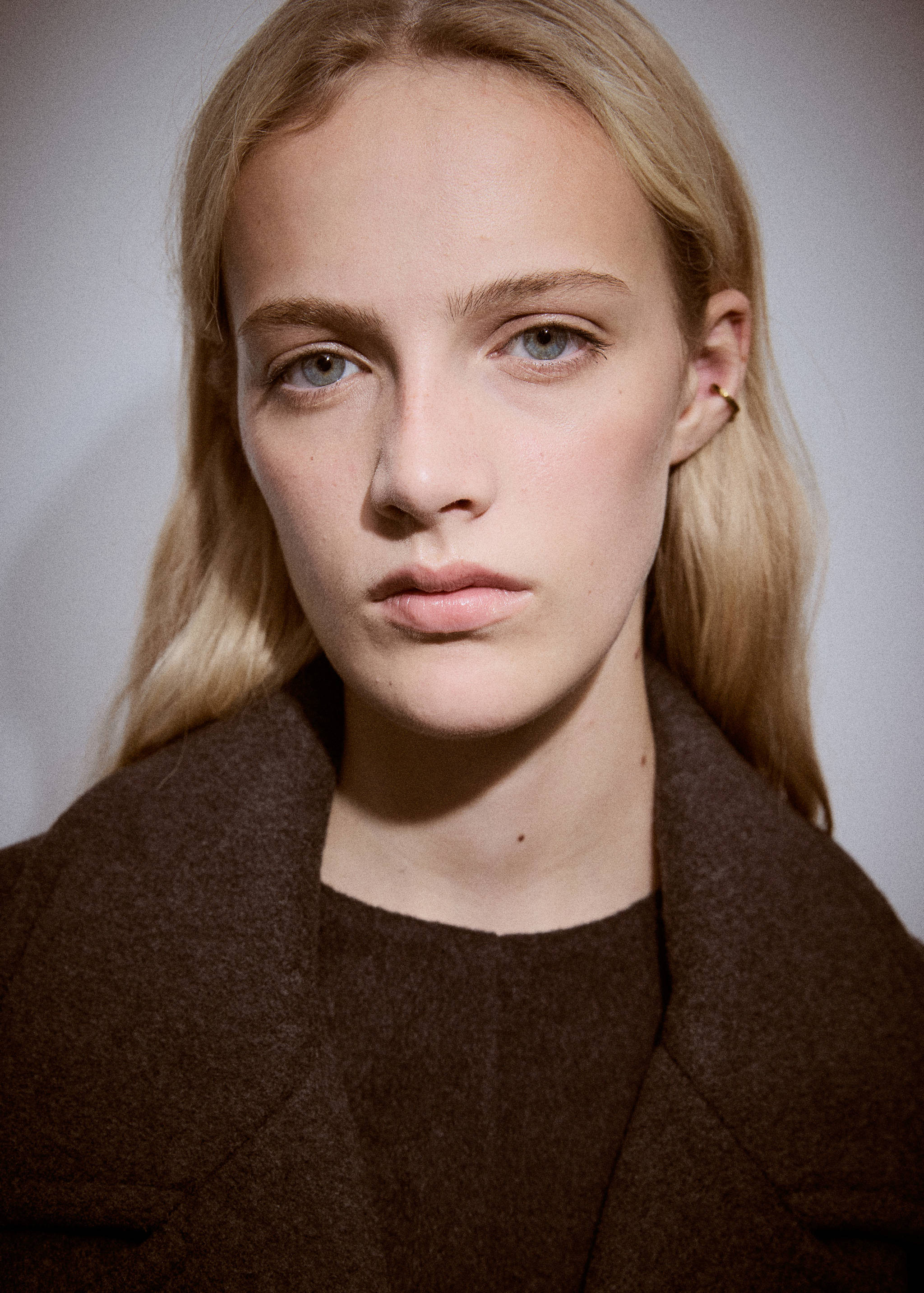 Pochette van leer en bont - Overzichtstekening