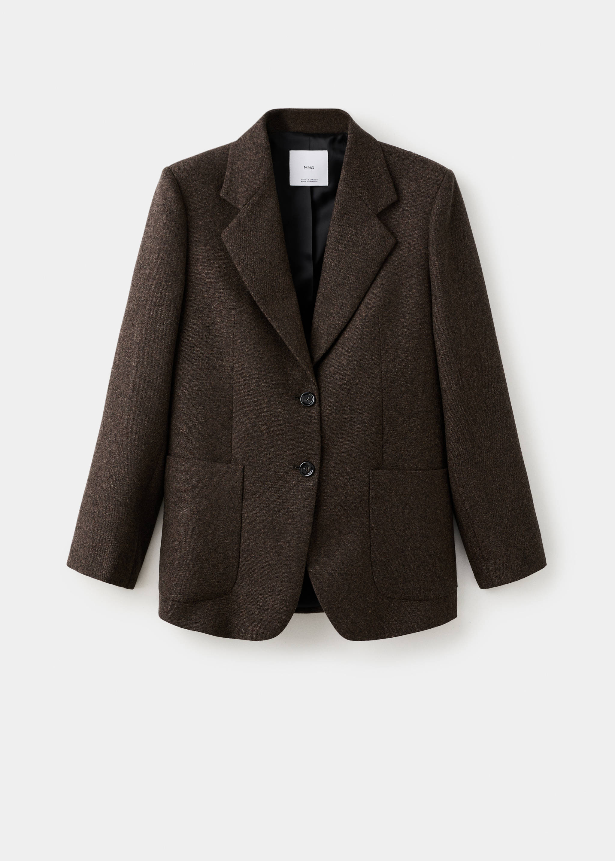 Speckled wool suit jacket - Article without model