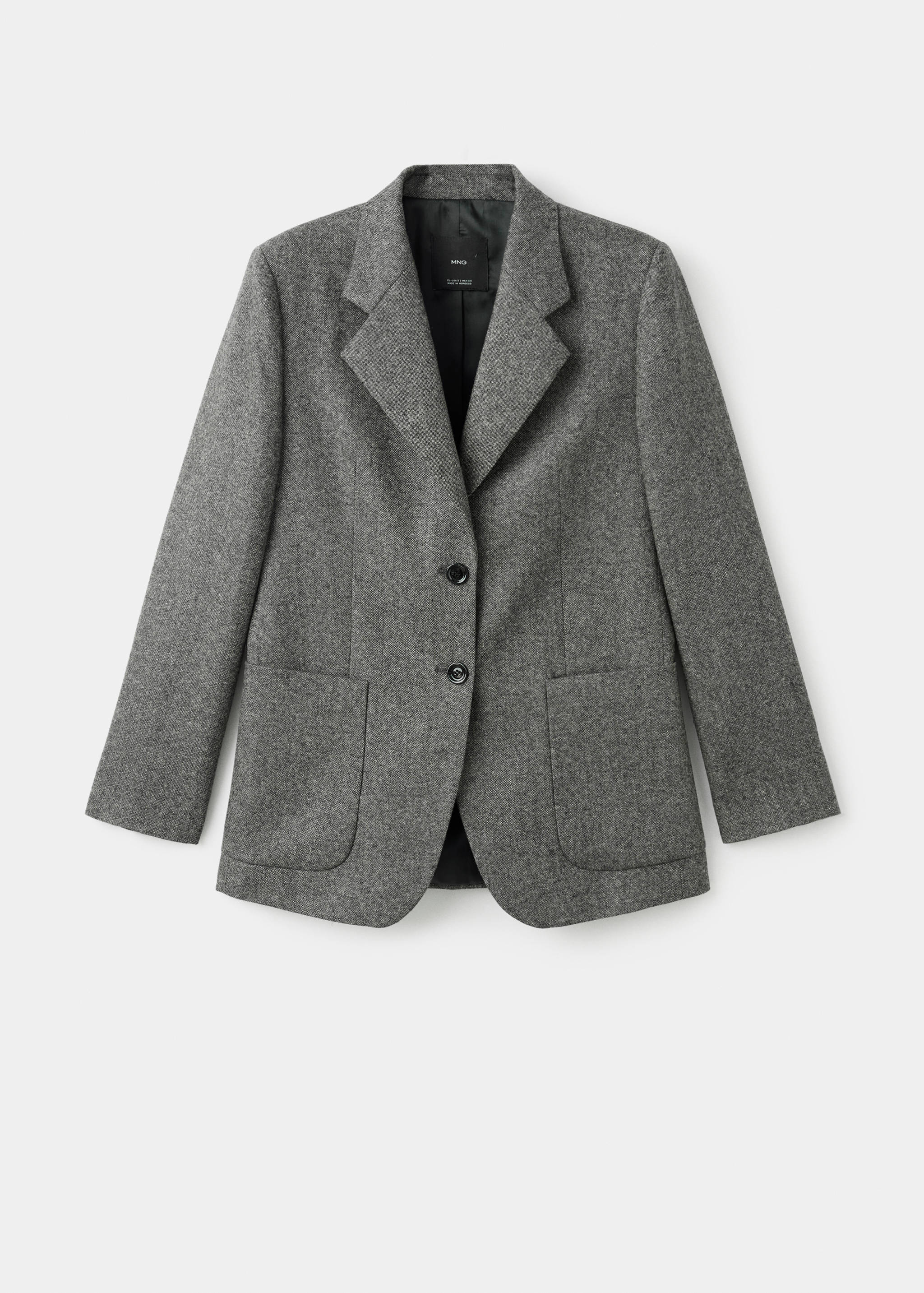 Speckled wool suit jacket - Article without model