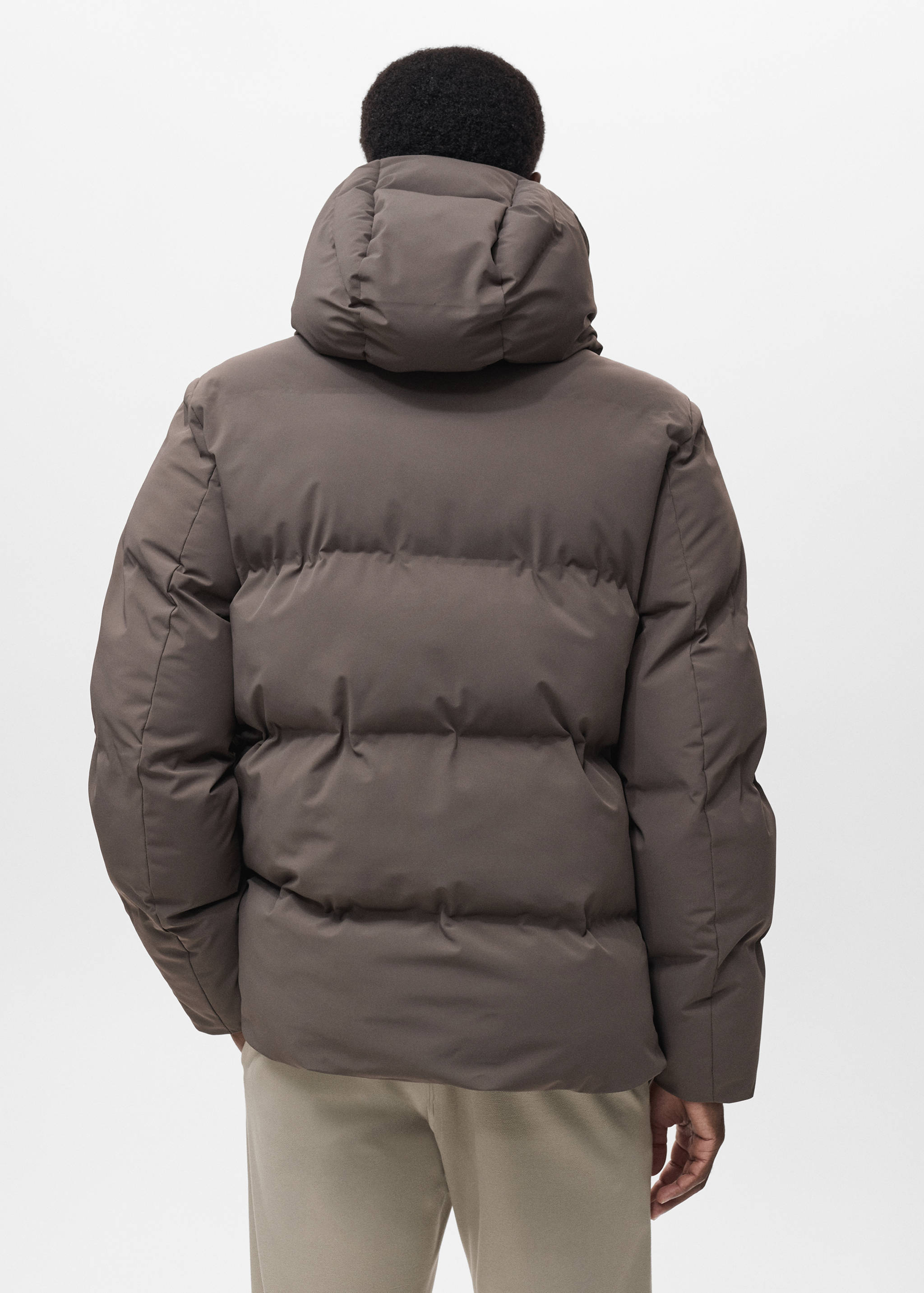 防水织物填充夹克 - null