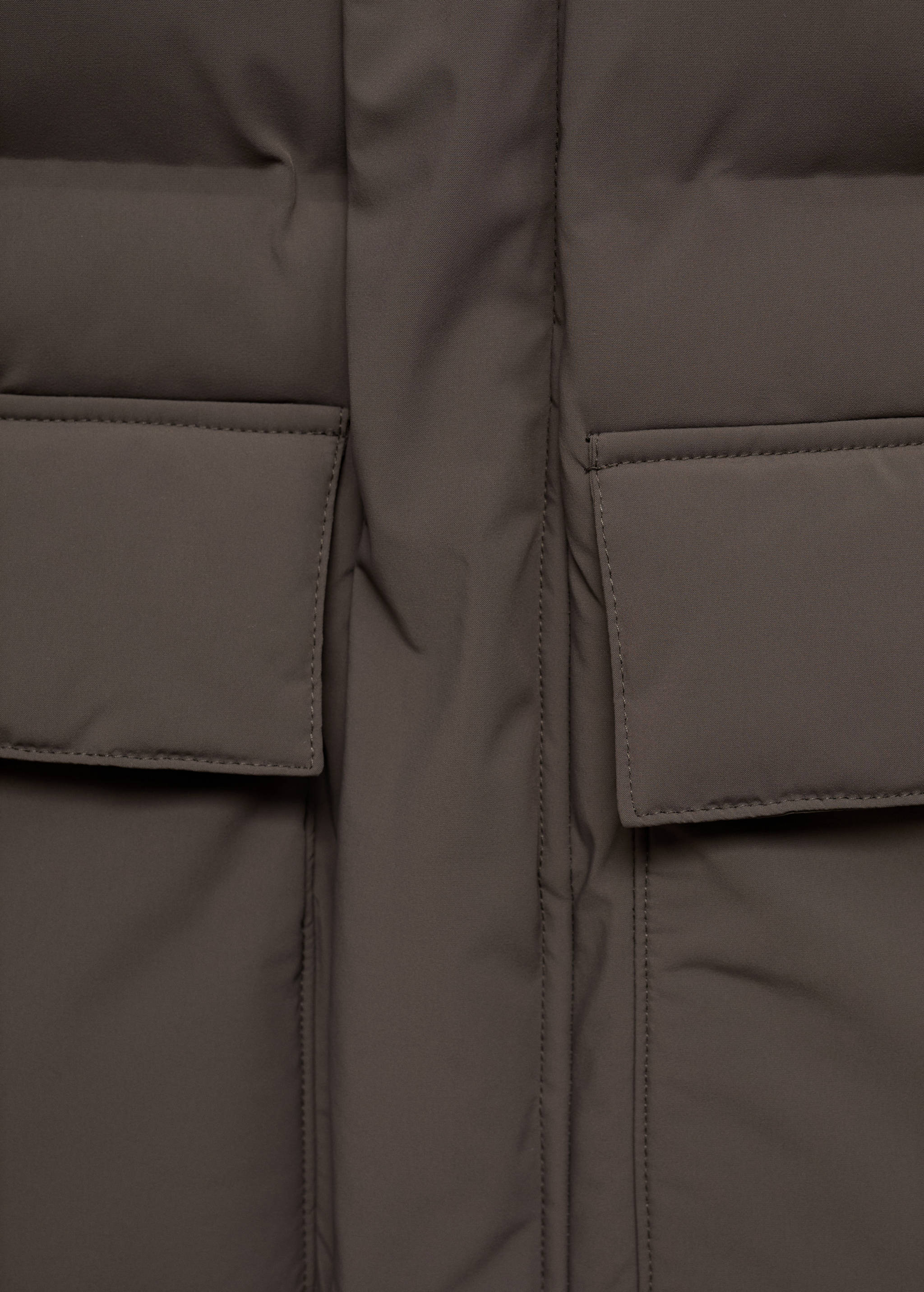 防水织物填充夹克 - null