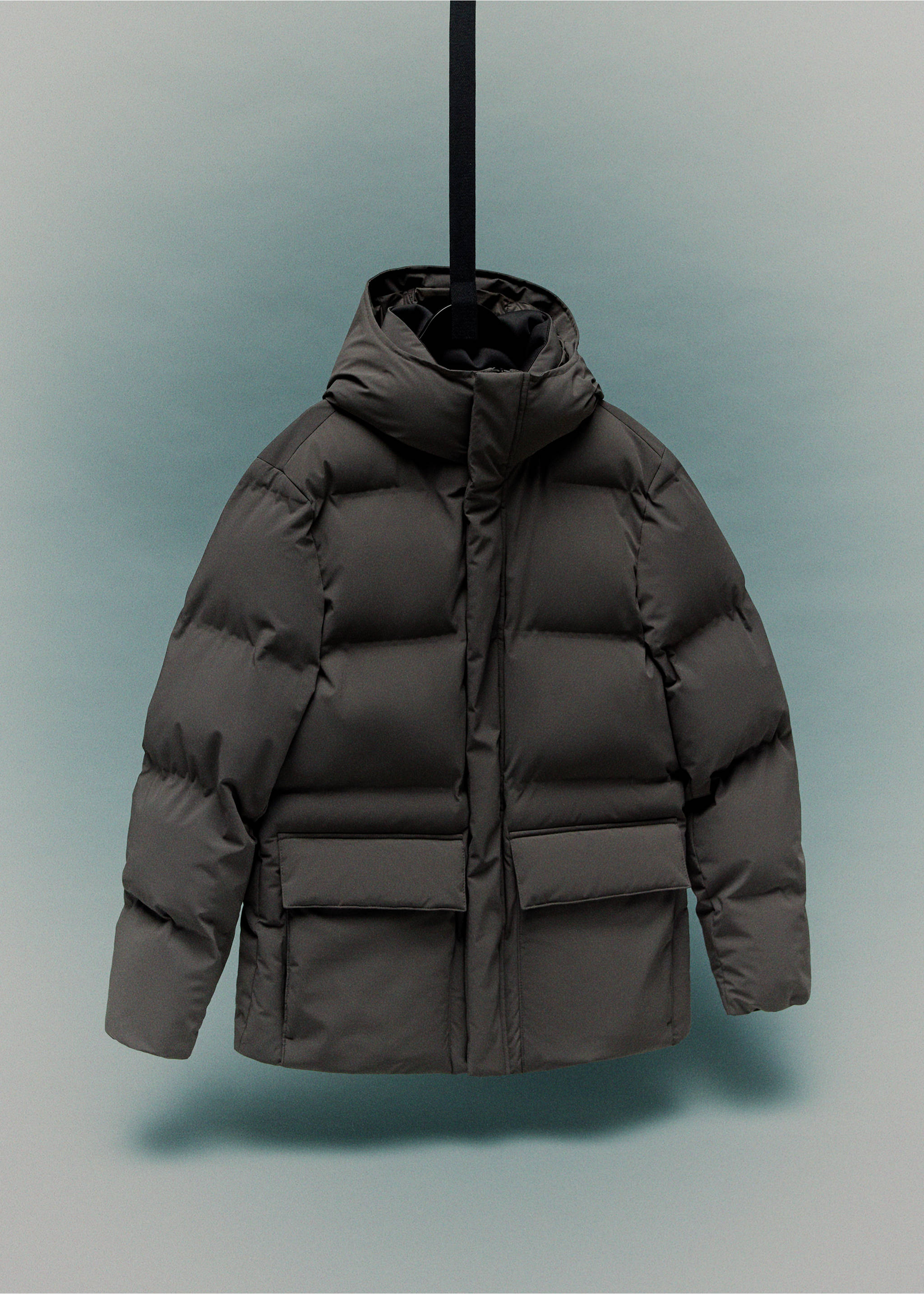 防水织物填充夹克 - null, 中褐色. Ref: 17058266-00.