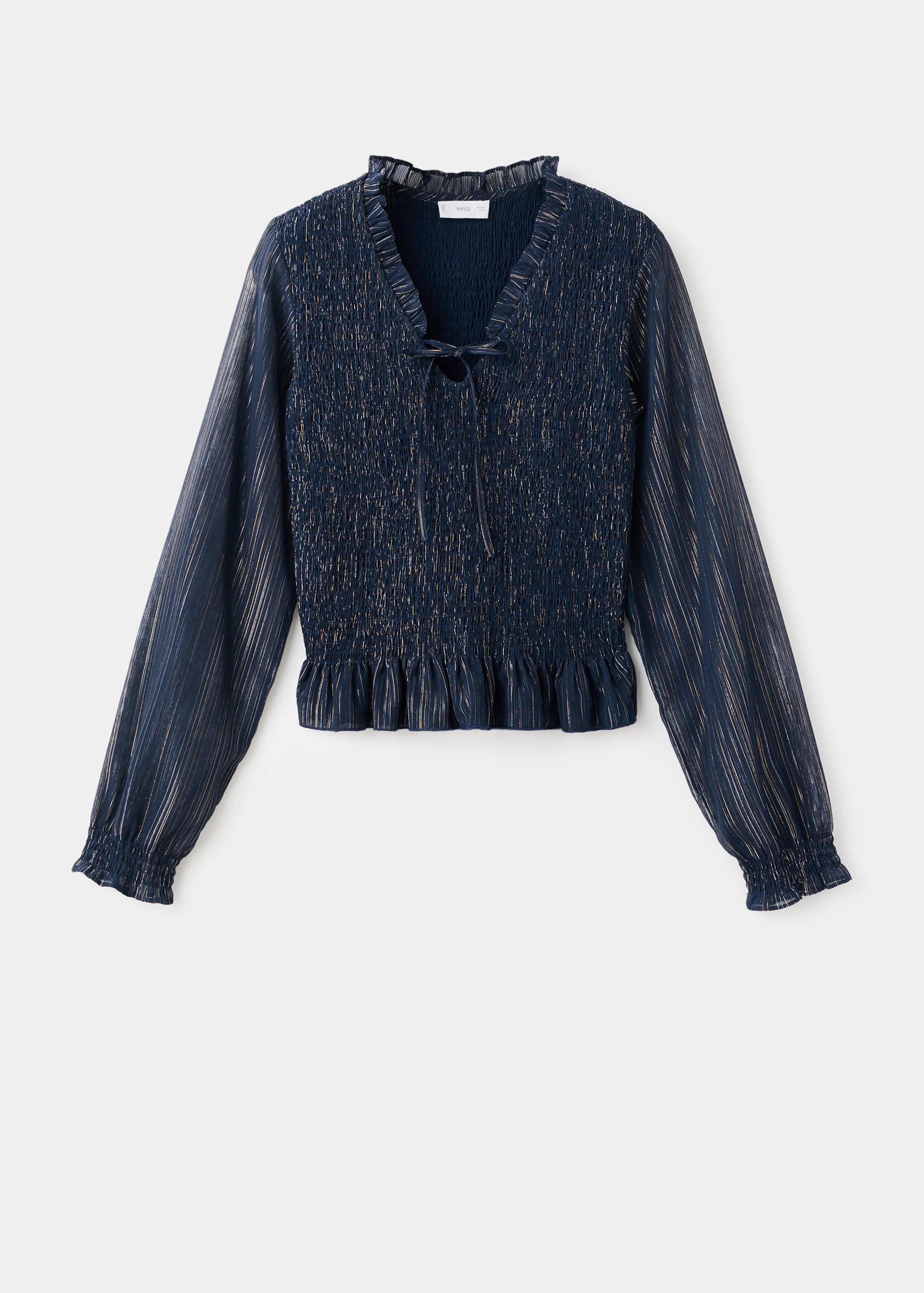 Blouse froncée rayures - Article sans modèle