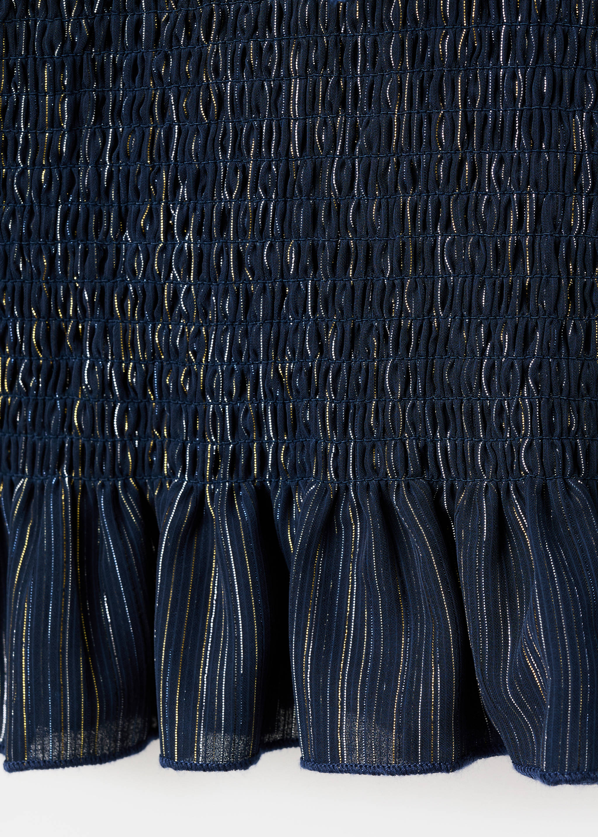 Blouse froncée rayures - Détail de l'article 0