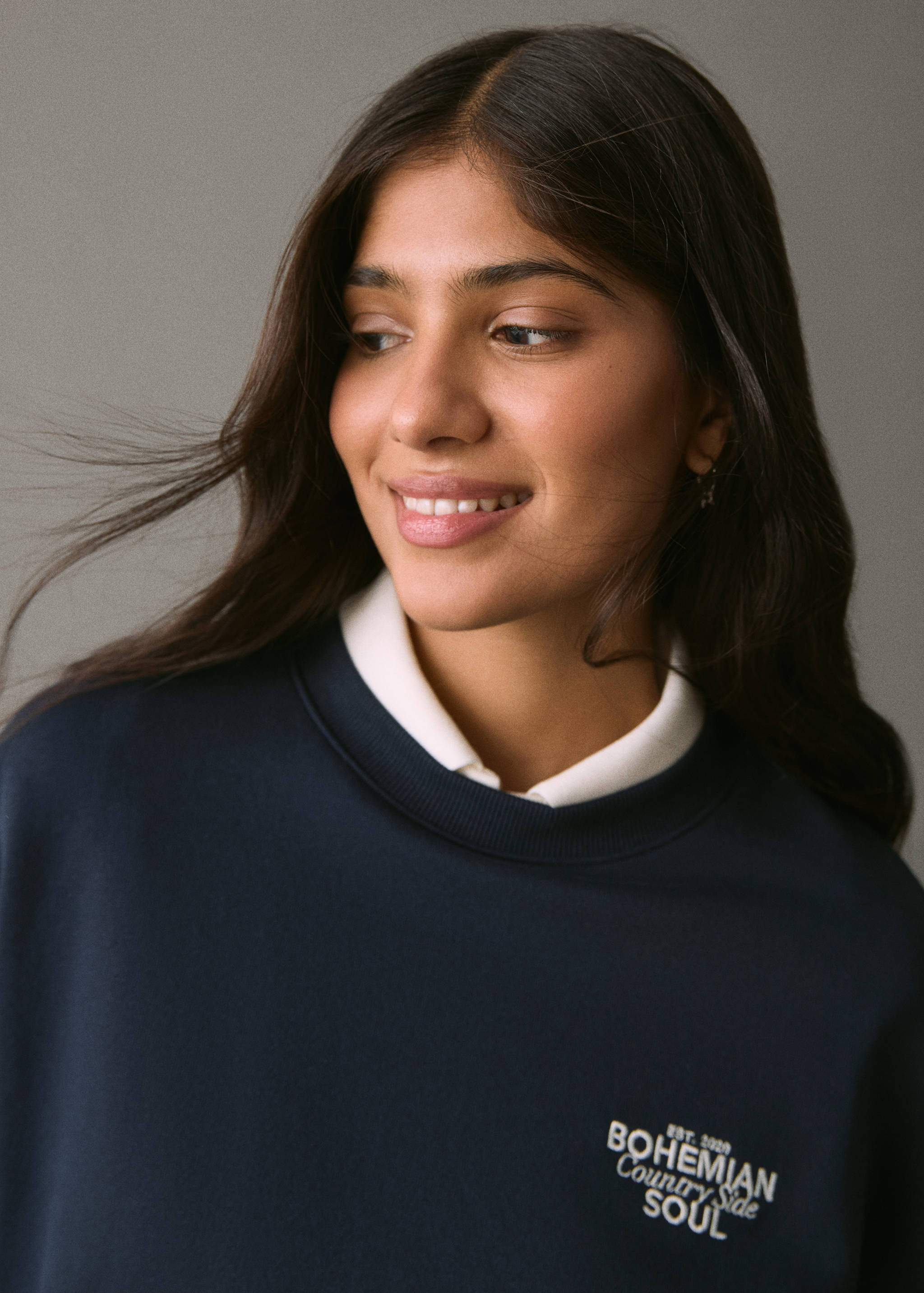 Geborduurd bedrukt sweatshirt - Detail van het artikel 1