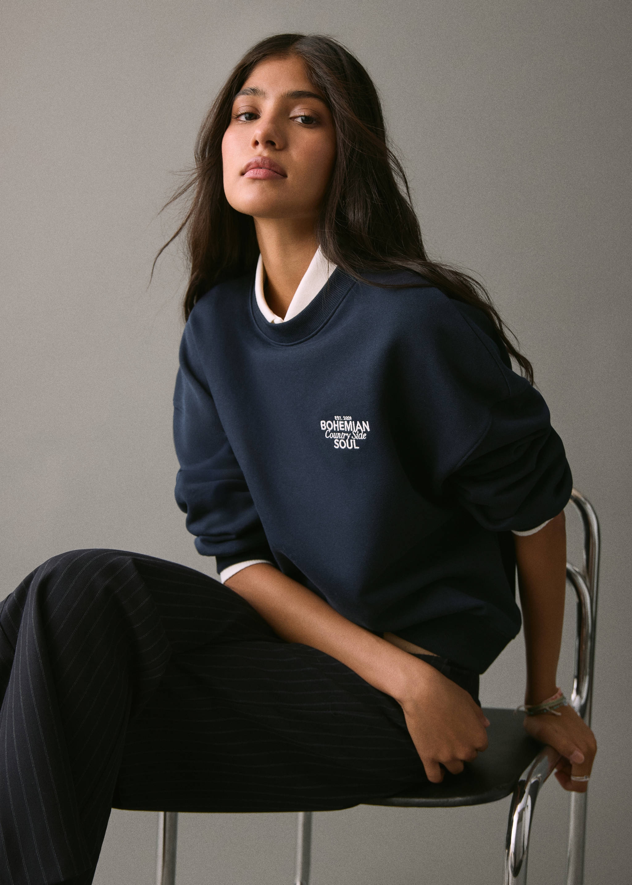 Geborduurd bedrukt sweatshirt - Detail van het artikel 6