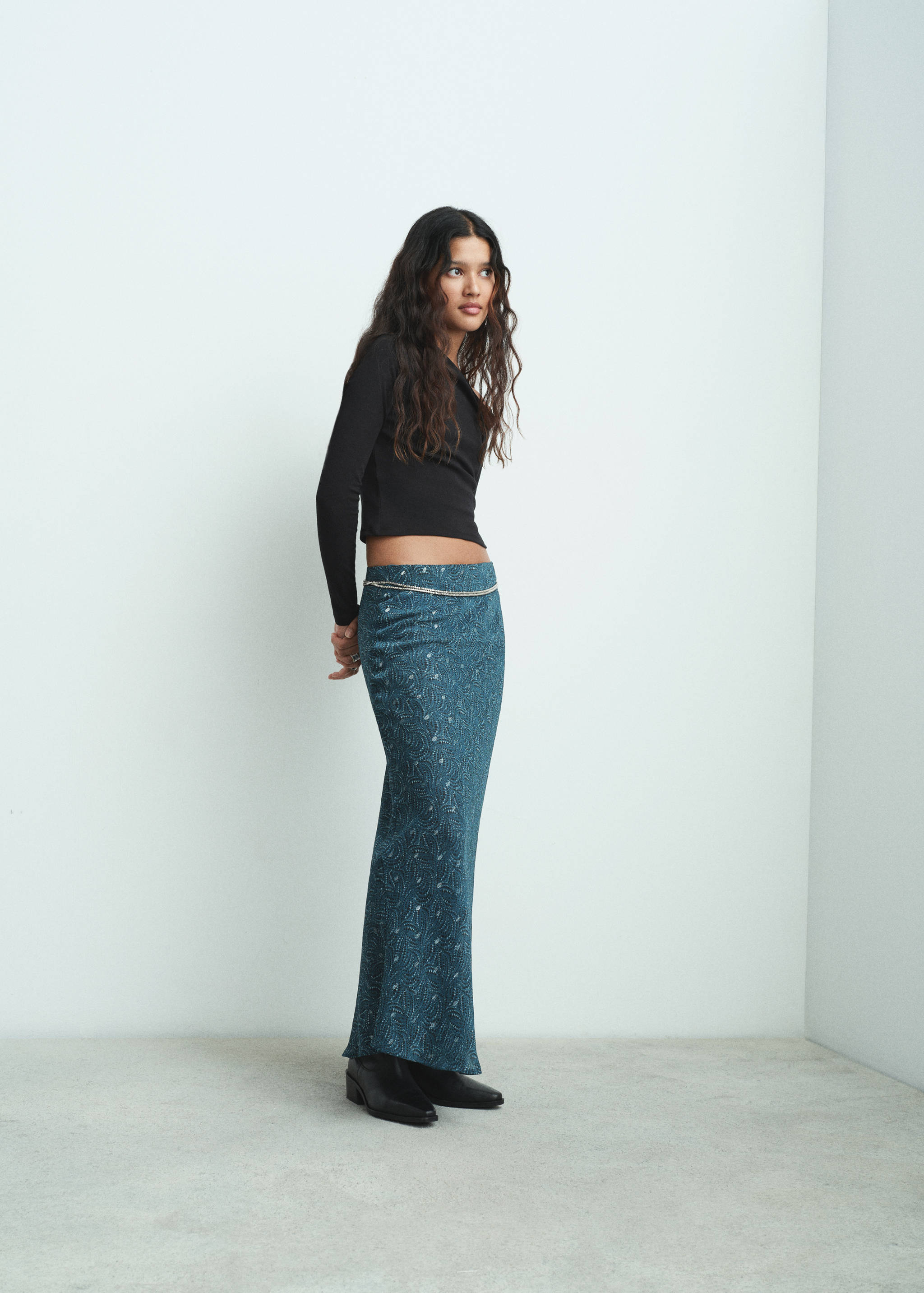 Faldilla llarga lúrex - Pla general