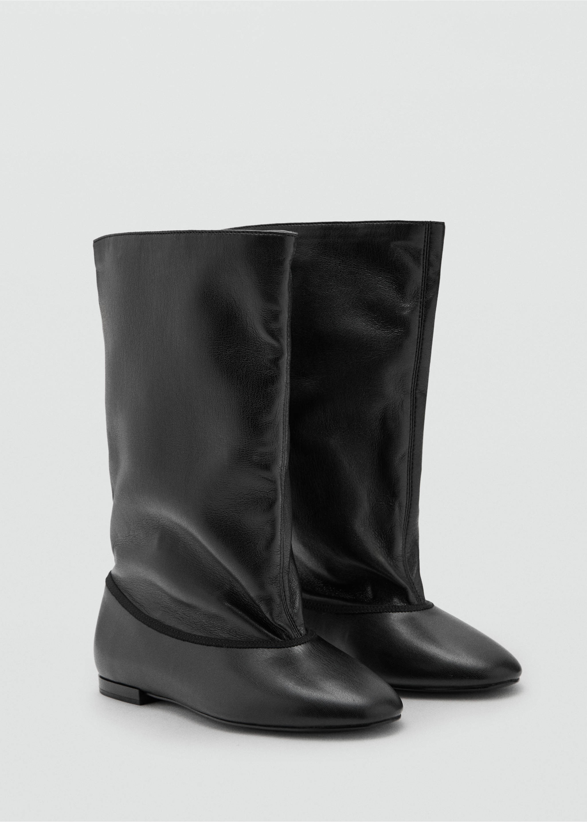 Wide leg boots - Medium plane, Black. Ref: 17058272-00.