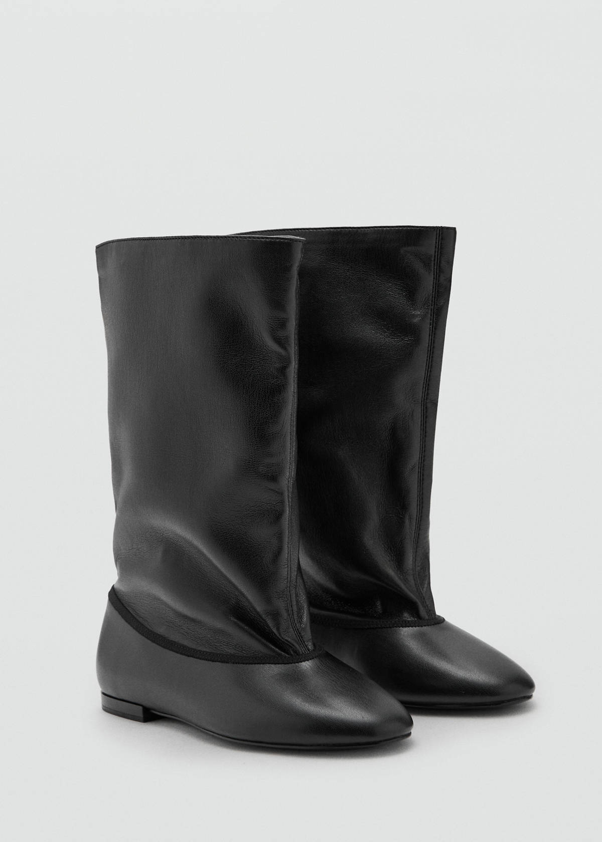 Wide leg boots — Black