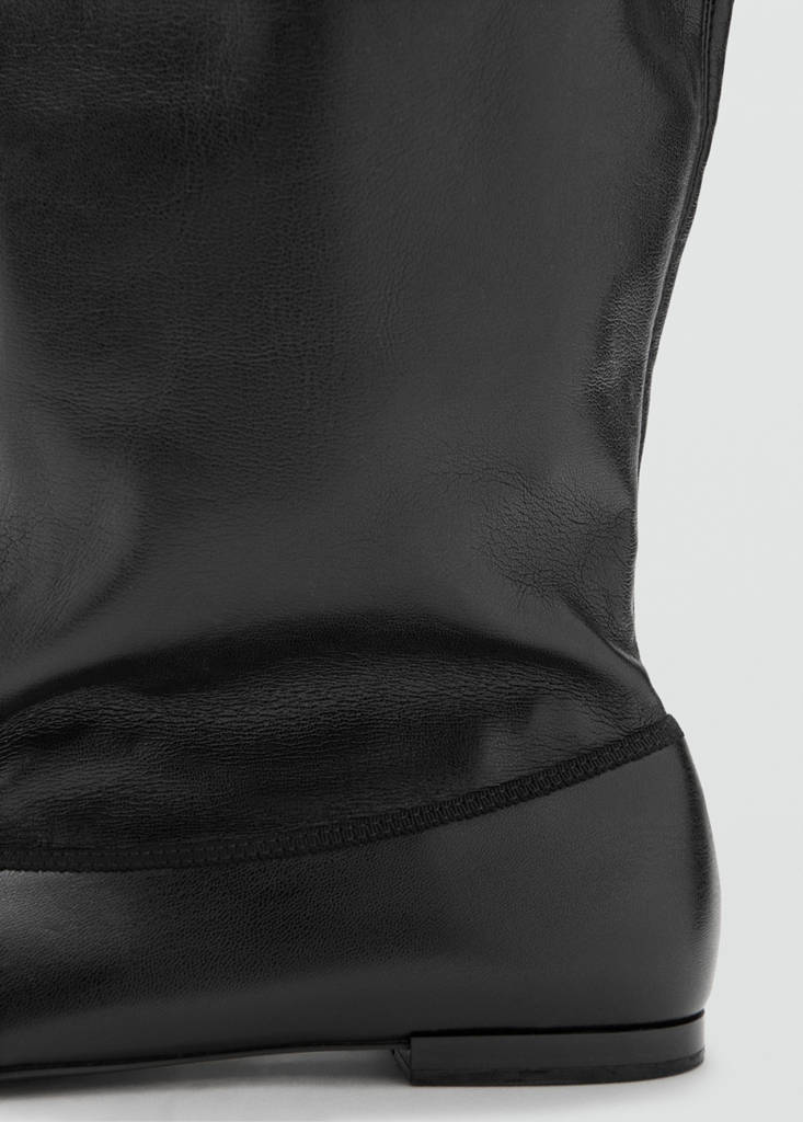 Wide leg boots — Black