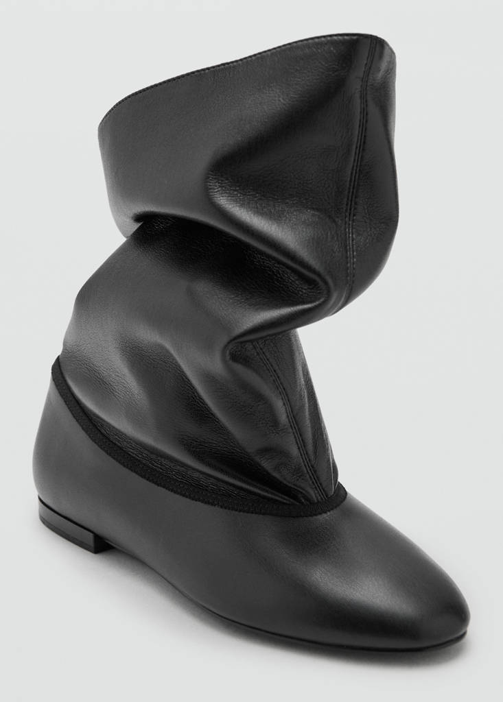 Wide leg boots — Black