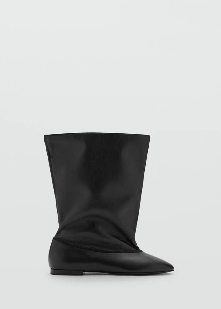 Wide leg boots — Black
