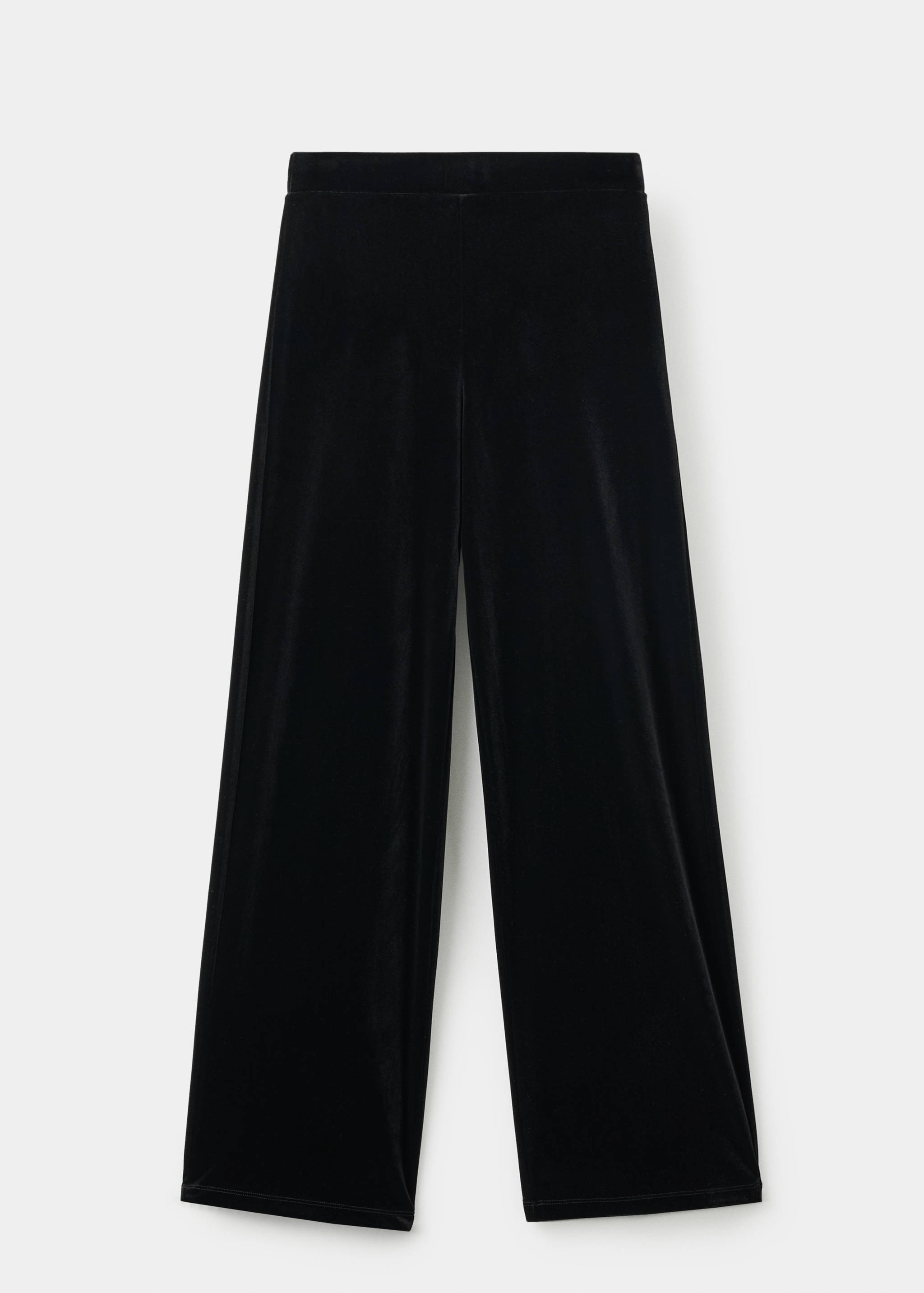 Straight velvet trousers - Article without model
