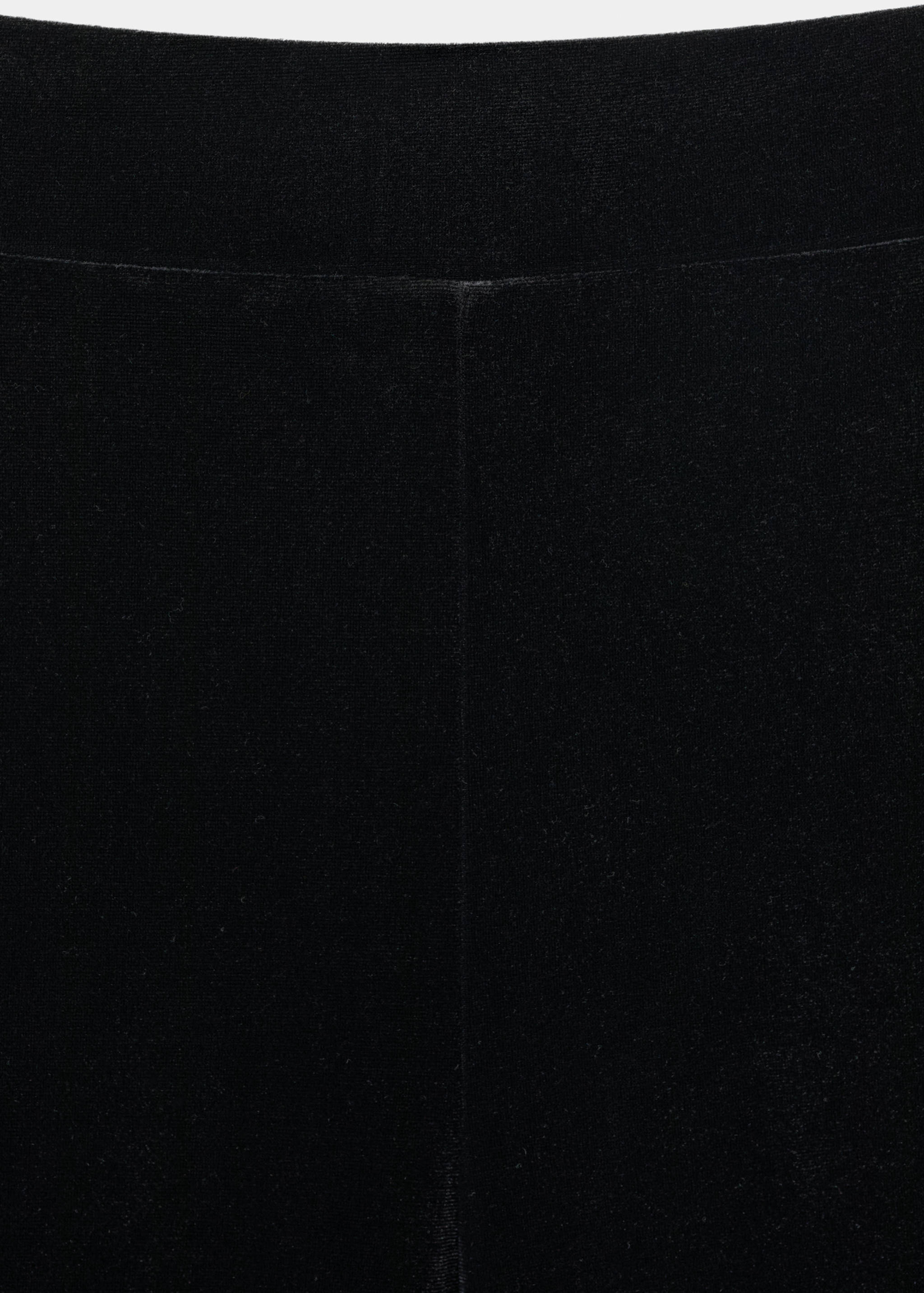 Straight velvet trousers - Details of the article 8