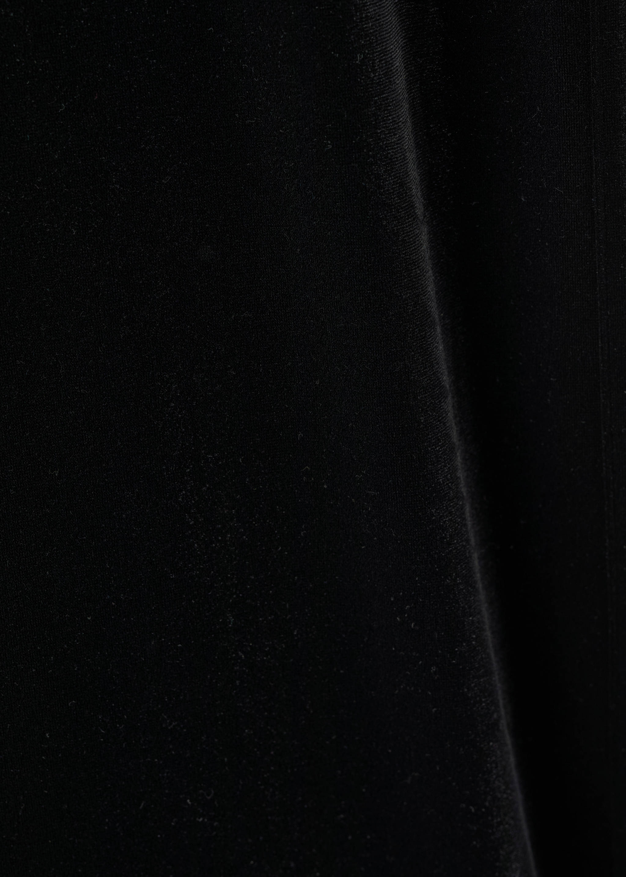 Straight velvet trousers - Details of the article 0