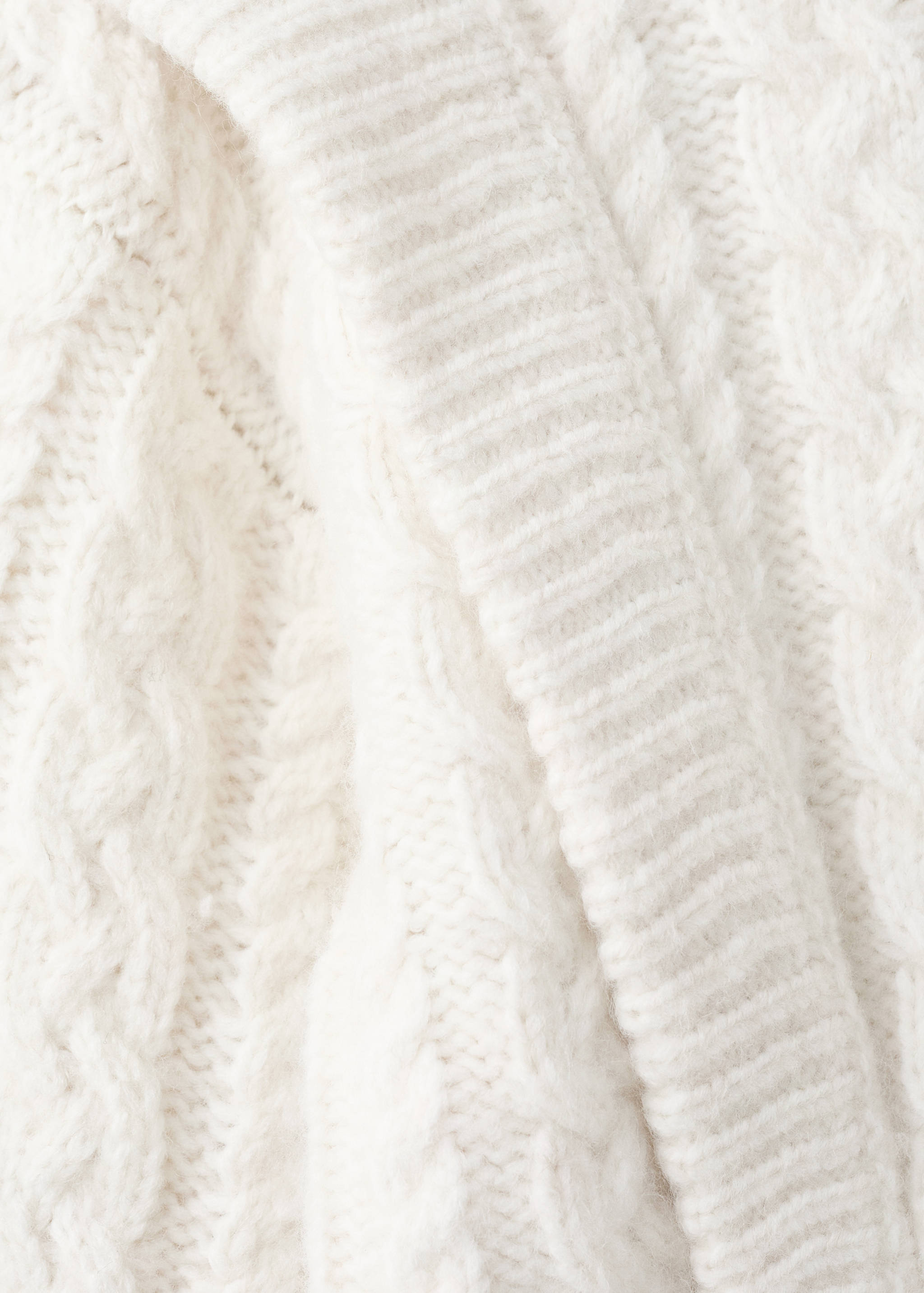 Knitted sweater with perkins neck - Детальніше про товар 0