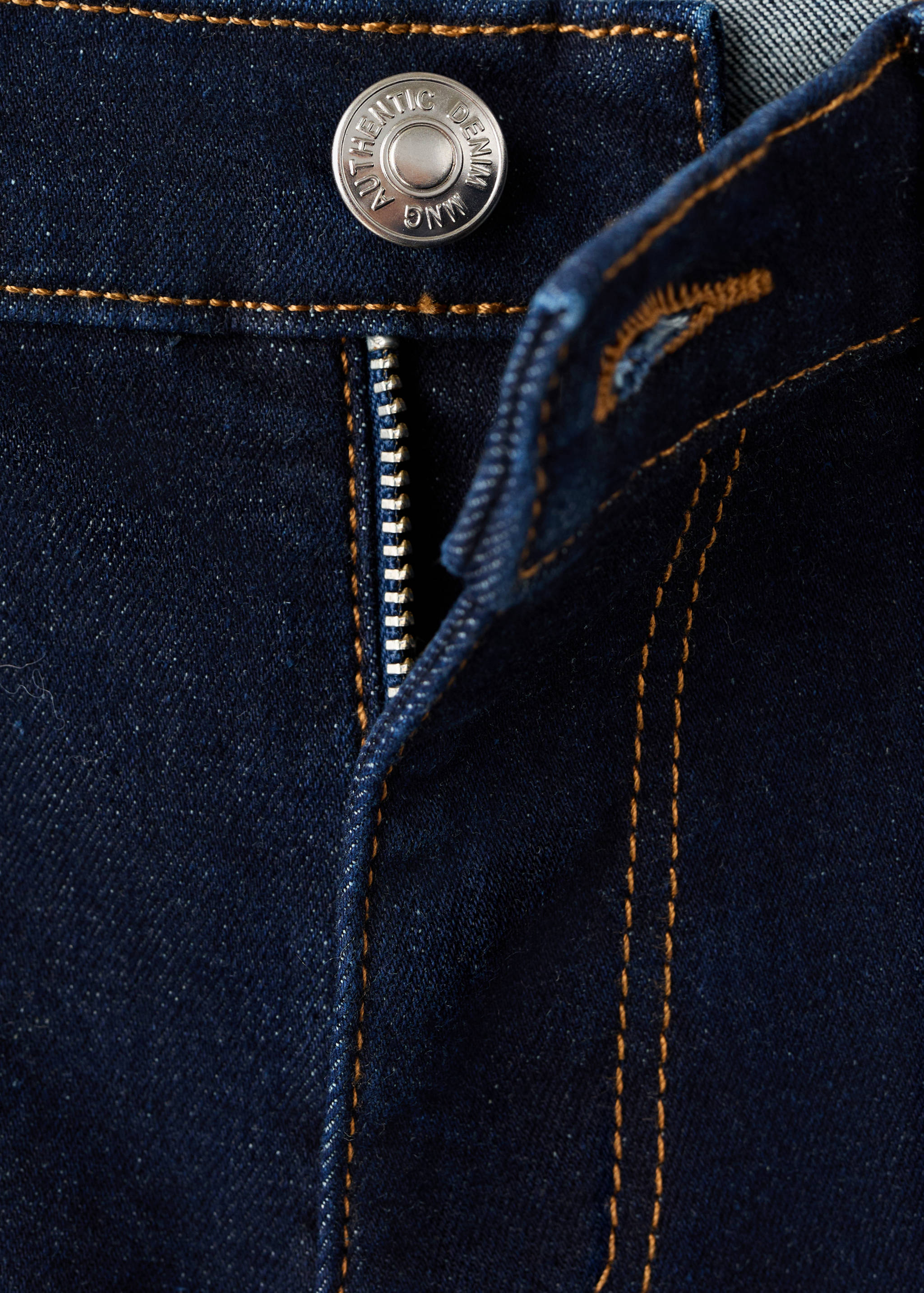 Straight jeans with turn-up - Details of the article 8