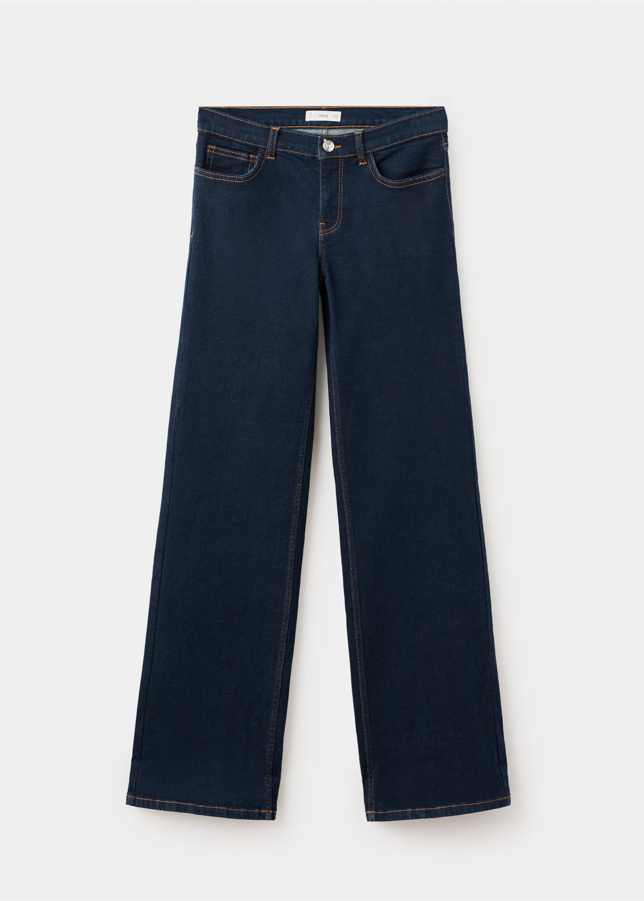 Jeans rectos bajo vuelta - Artículo sin modelo, Azul. Ref: 17058283-00.