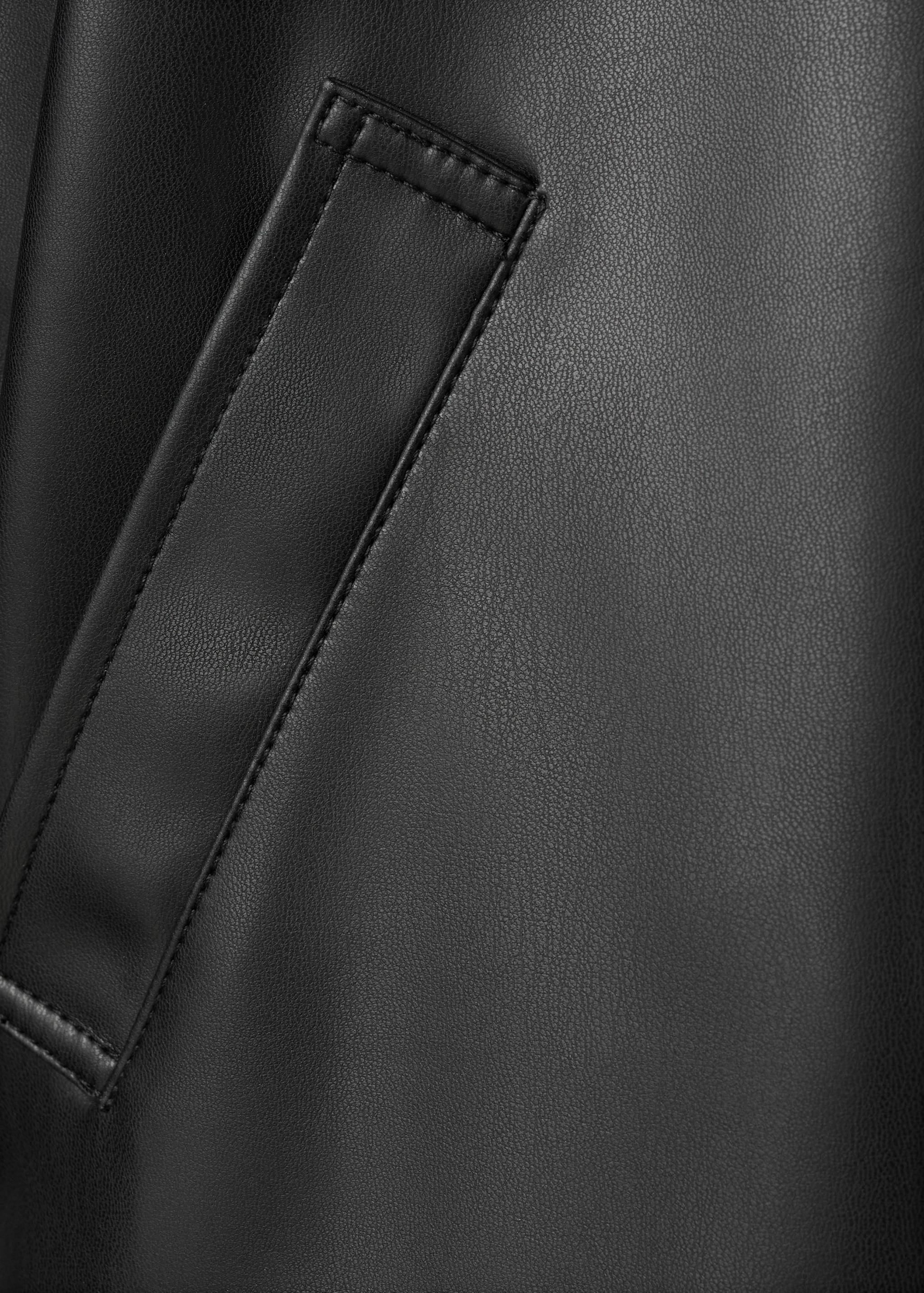 Faux-leather jacket - Details of the article 0
