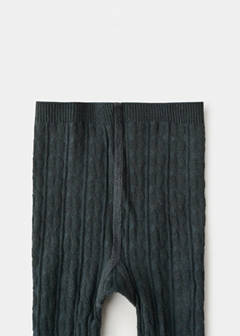 Knitted tights — Dark Green 3