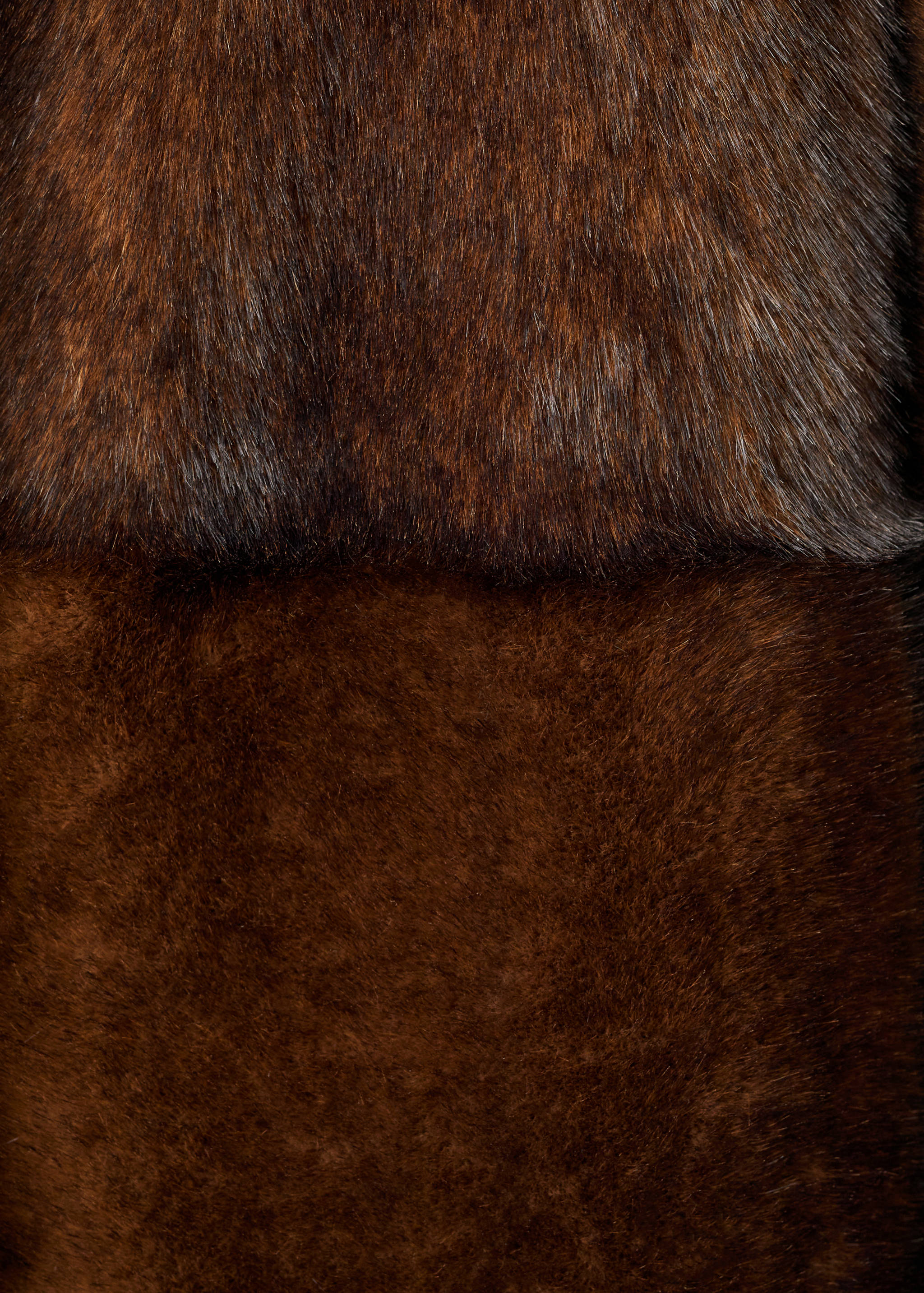 Faux-fur midi-coat - Details of the article 0