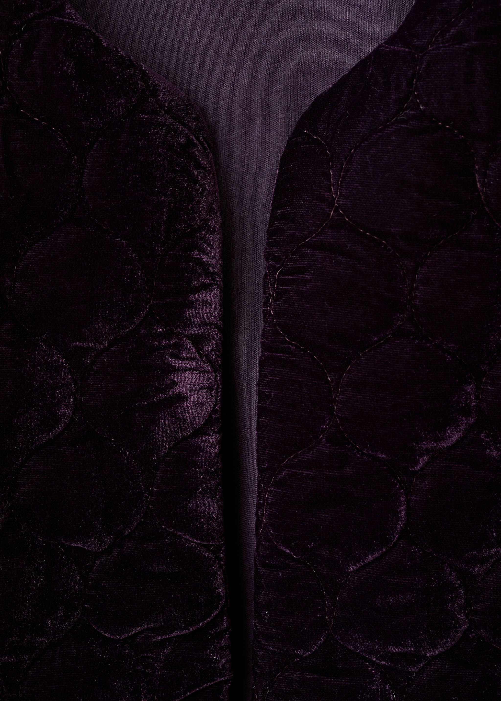 Бархатная куртка с акцентными швами - Деталь изделия 8
