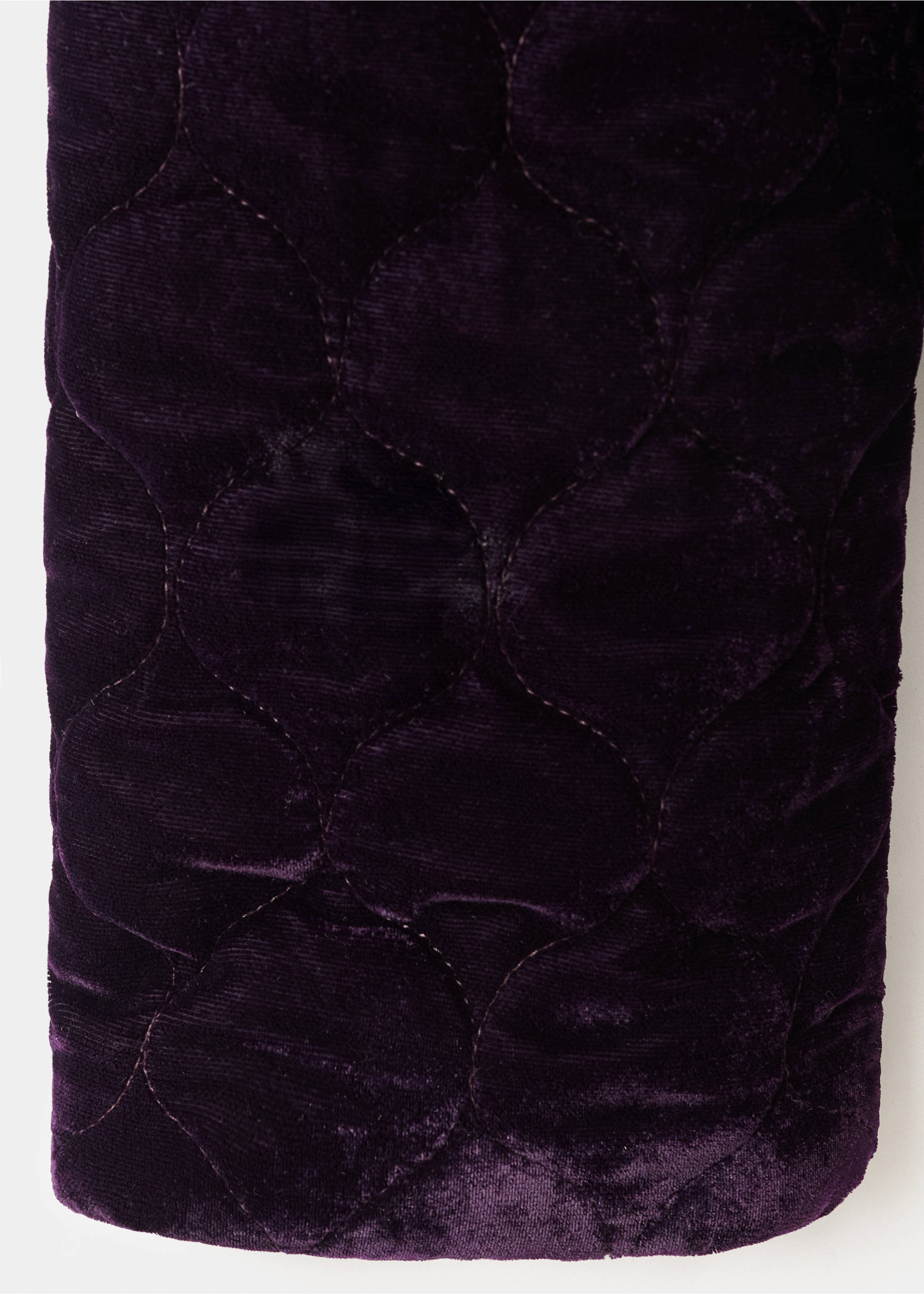 Veste en velours avec coutures - Détail de l'article 0, Grenat. Ref: 17058632-00.