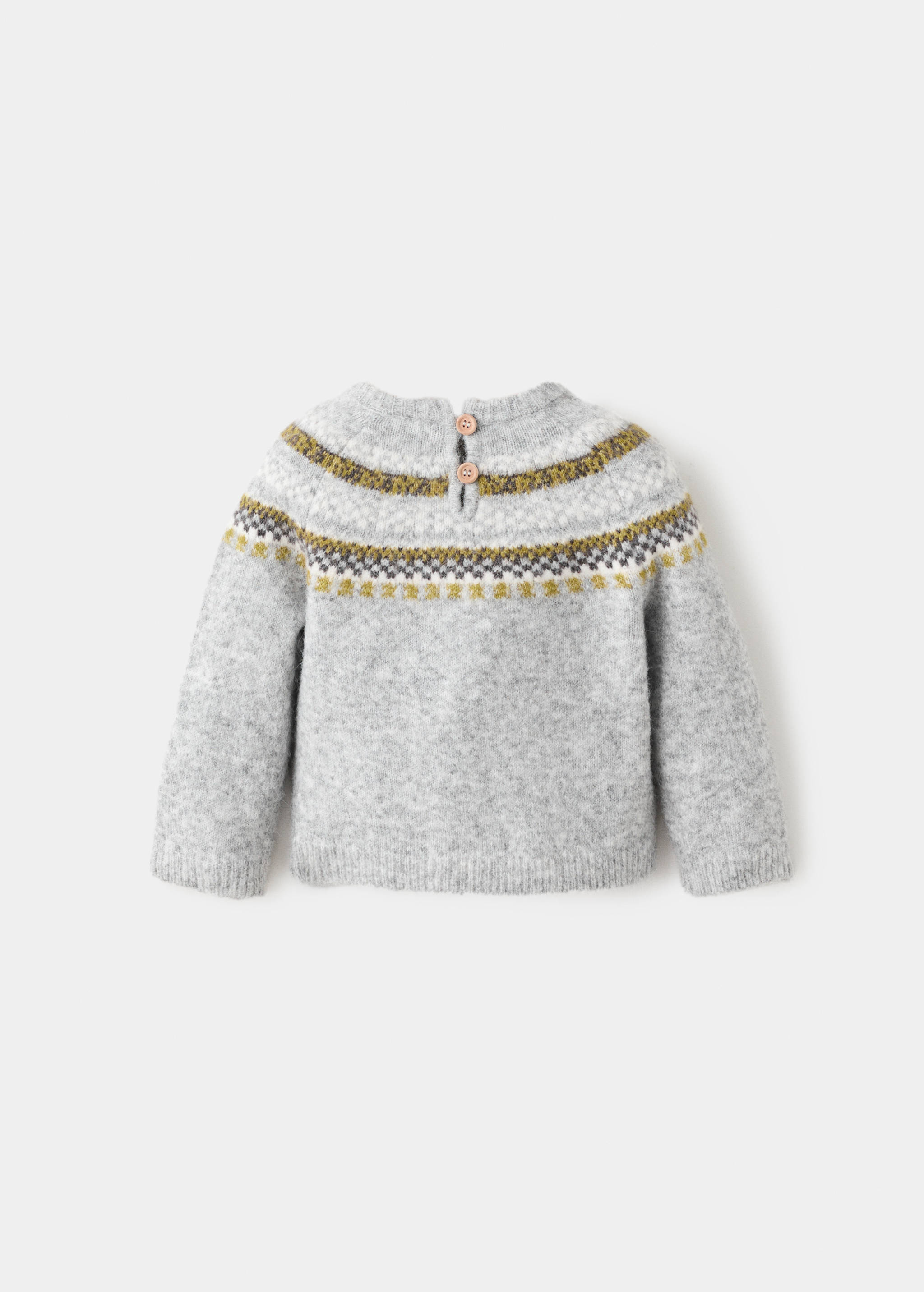 كنزة منسوجة من الجاكار - الجهة الخلفية للمنتج