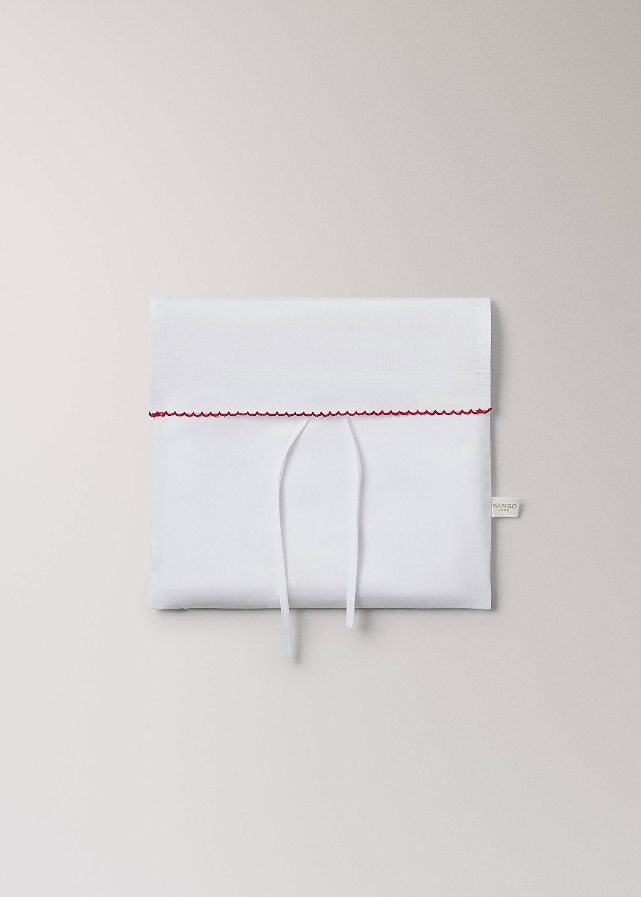 Komplet posteljine za dječji krevetić od pamučnog perkala s kontrastnim detaljem - Detalji artikla 5