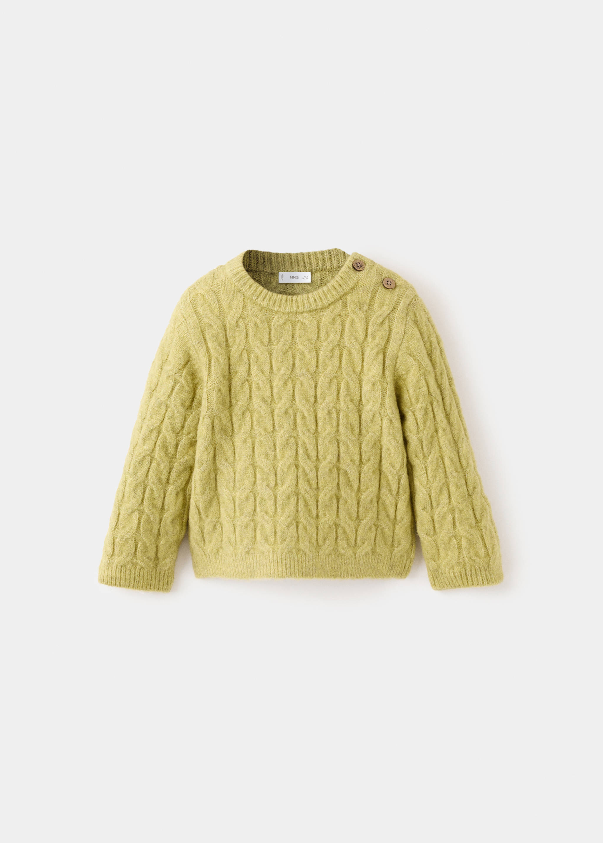 Herringbone knit sweater - Article without model