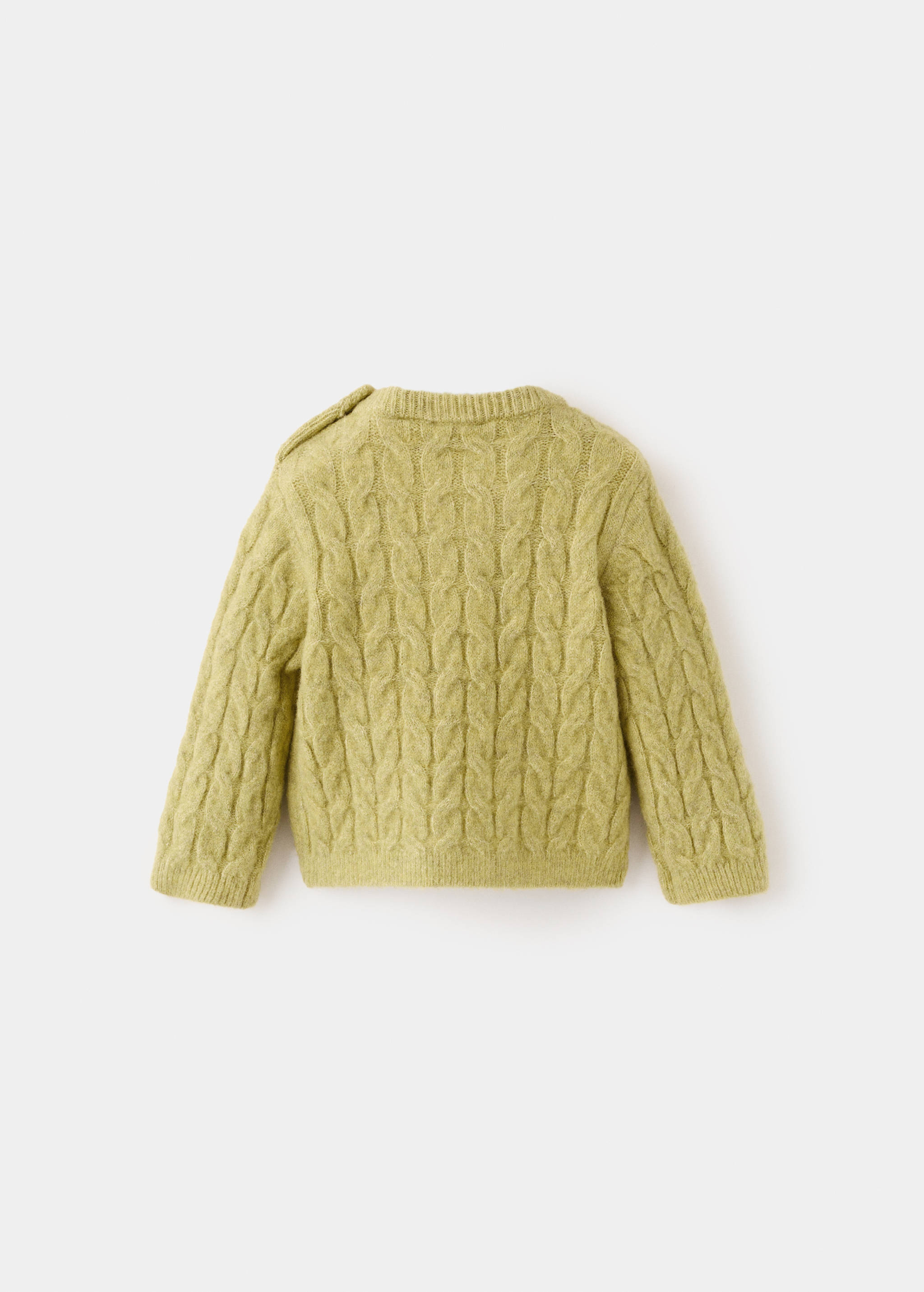 Herringbone knit sweater - Reverse of the article