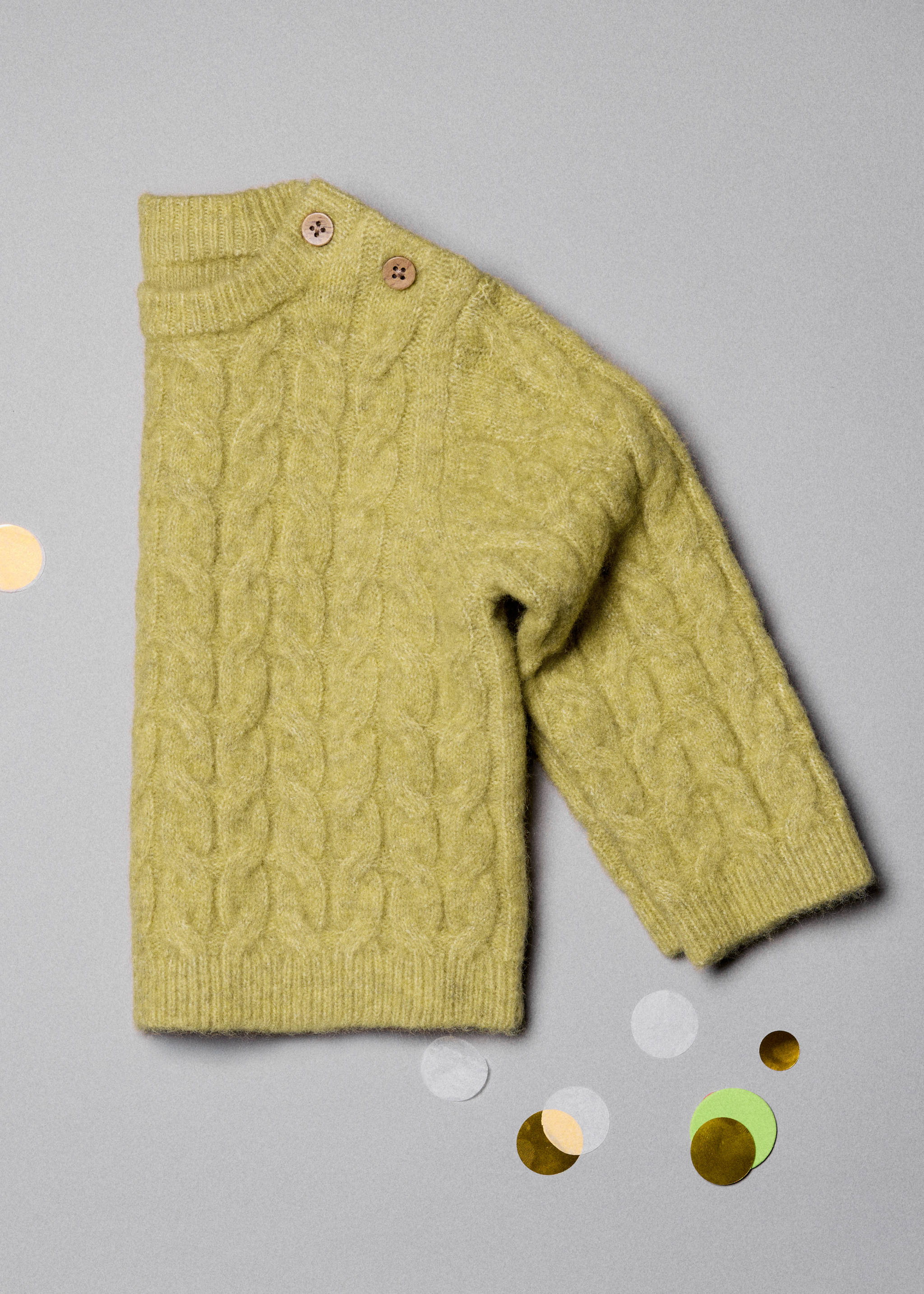 Herringbone knit sweater - Details of the article 5