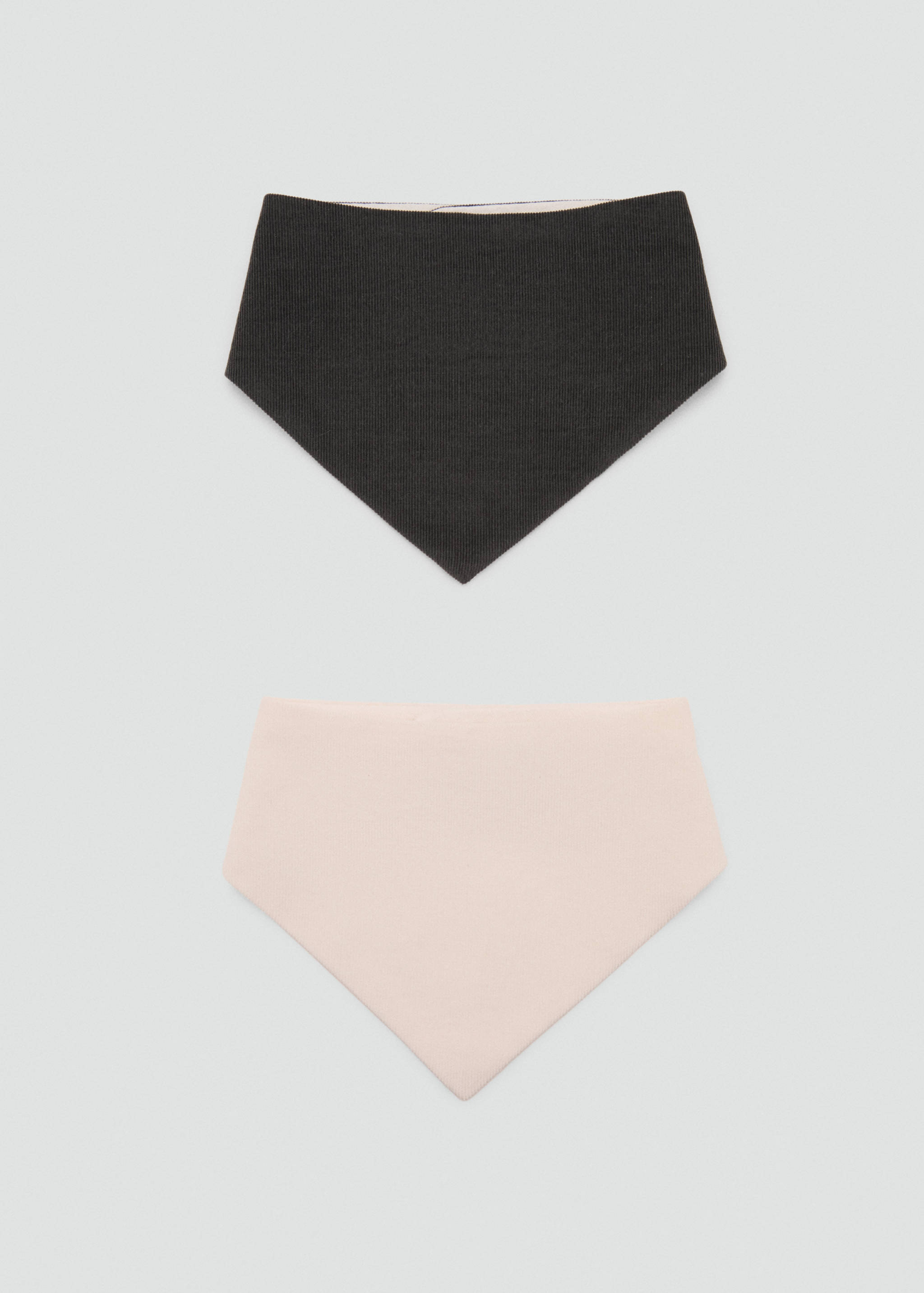 Pack of 2 cotton bibs - Article without model