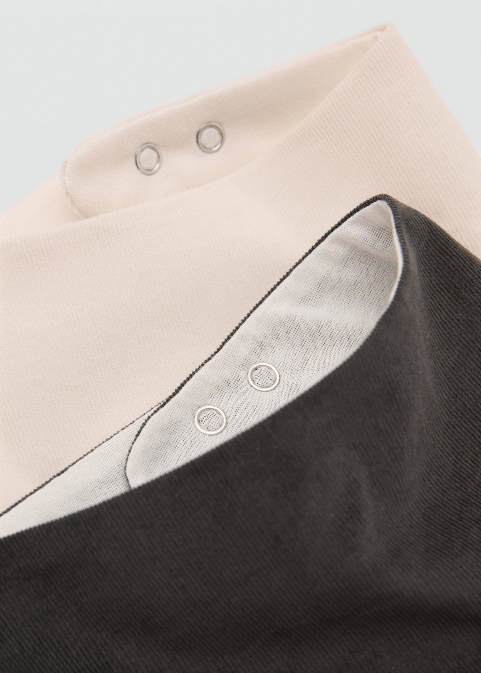 Pack of 2 cotton bibs - Medium plane