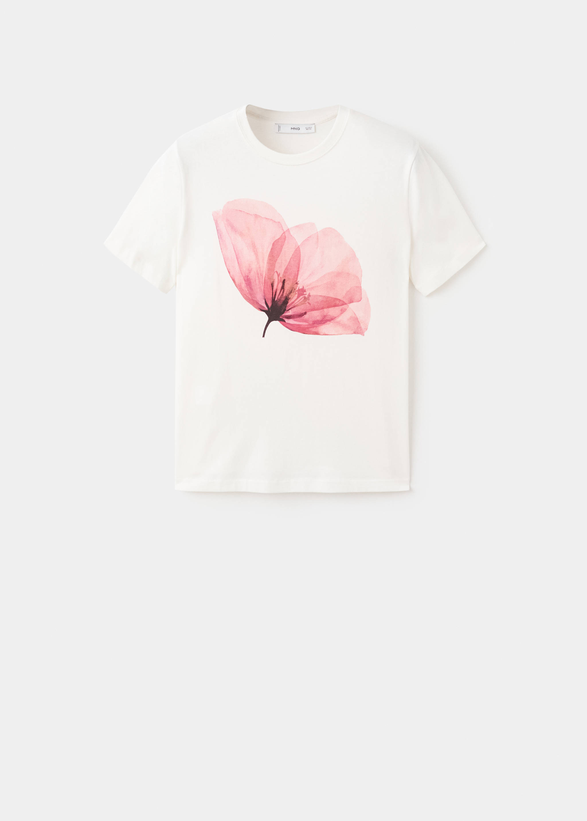 Μπλούζα βαμβακερή φλοράλ - Προϊόν χωρίς μοντέλο